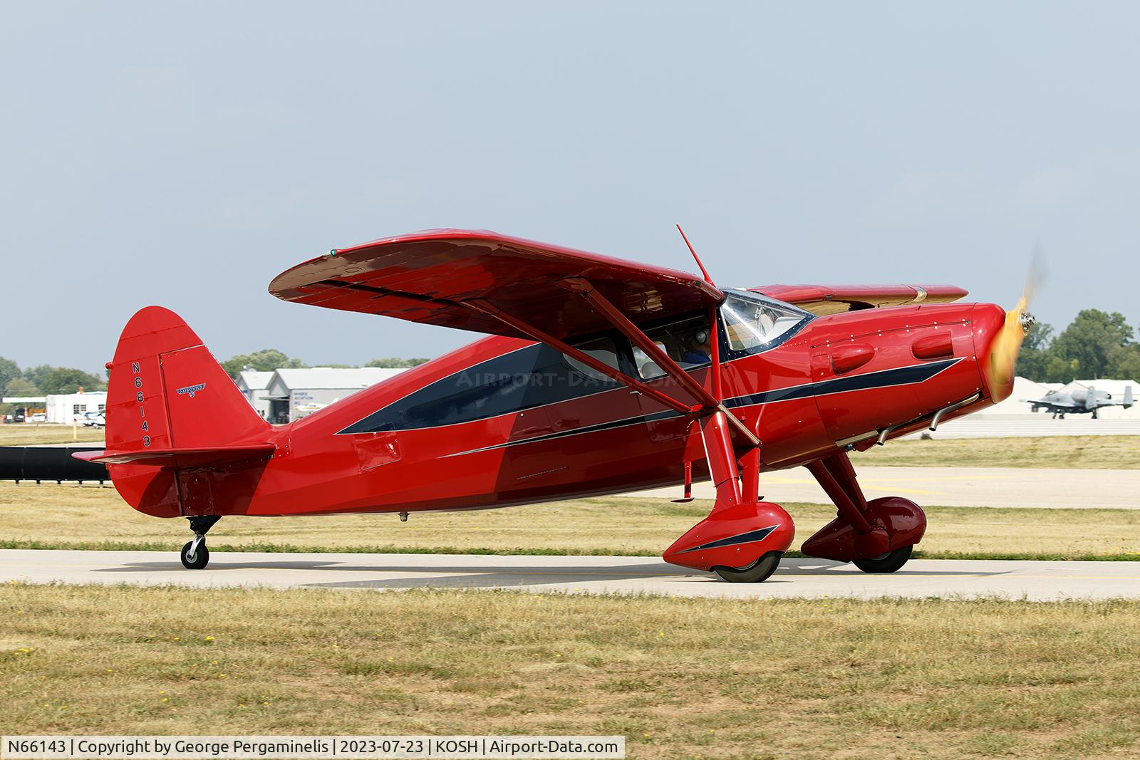 N66143, 1941 Fairchild 24W-41A C/N W41A-240, Oshkosh 2023.