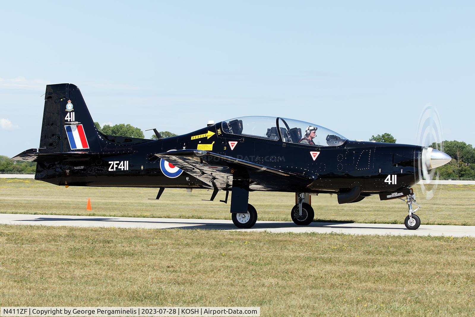 N411ZF, 1992 Short S-312 Tucano T1 C/N S130/T101, Oshkosh 2023.