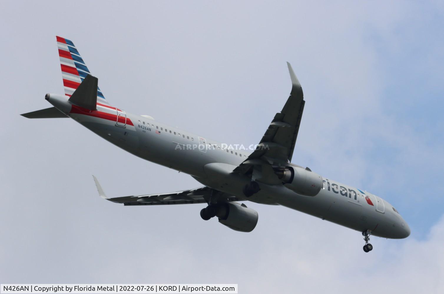 N426AN, 2020 Airbus A321-253NX C/N 10195, AAL A321N zx DFW-ORD