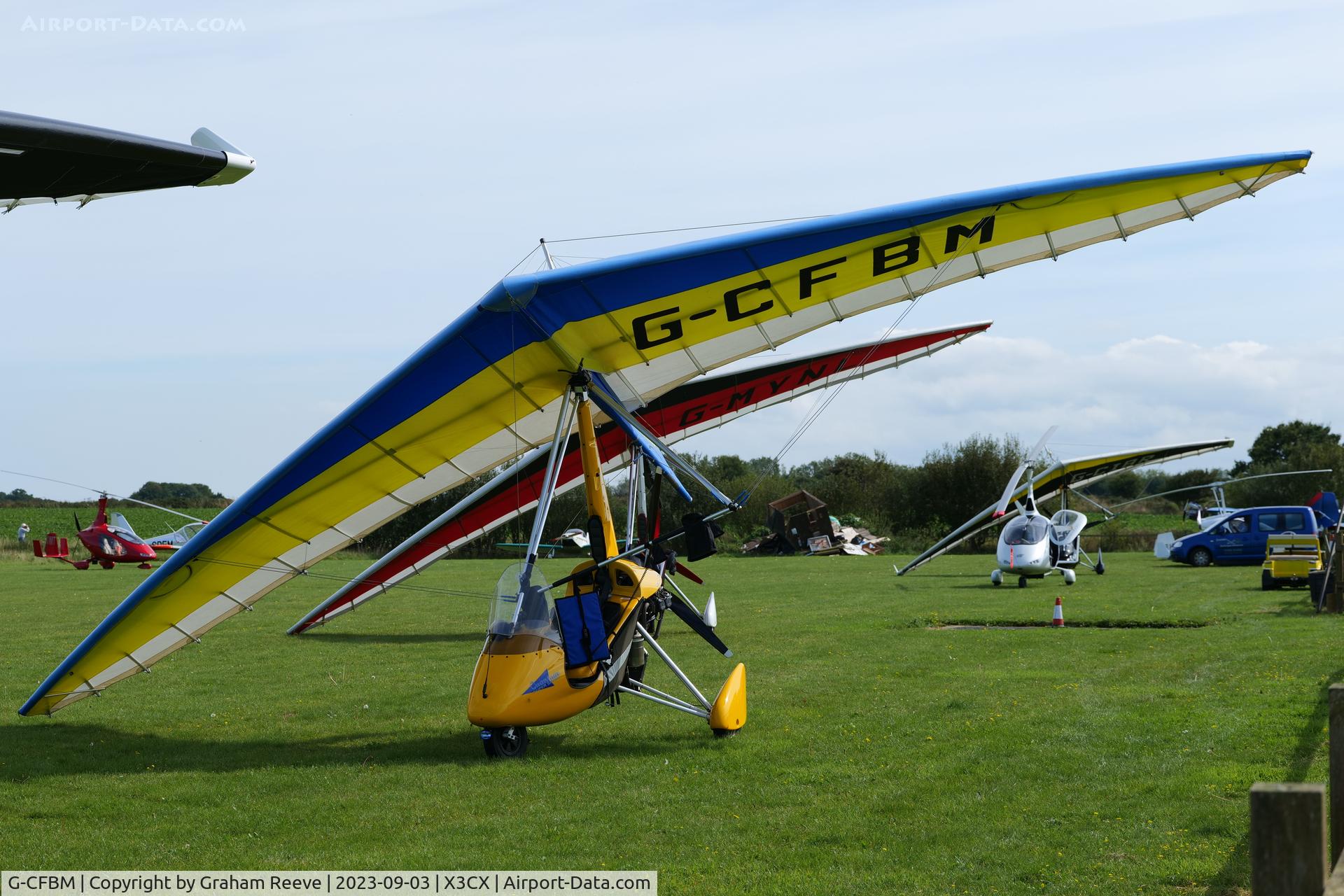 G-CFBM, 2008 P&M Aviation Pegasus Quantum 15-912 C/N 8352, Parked at Northrepps.