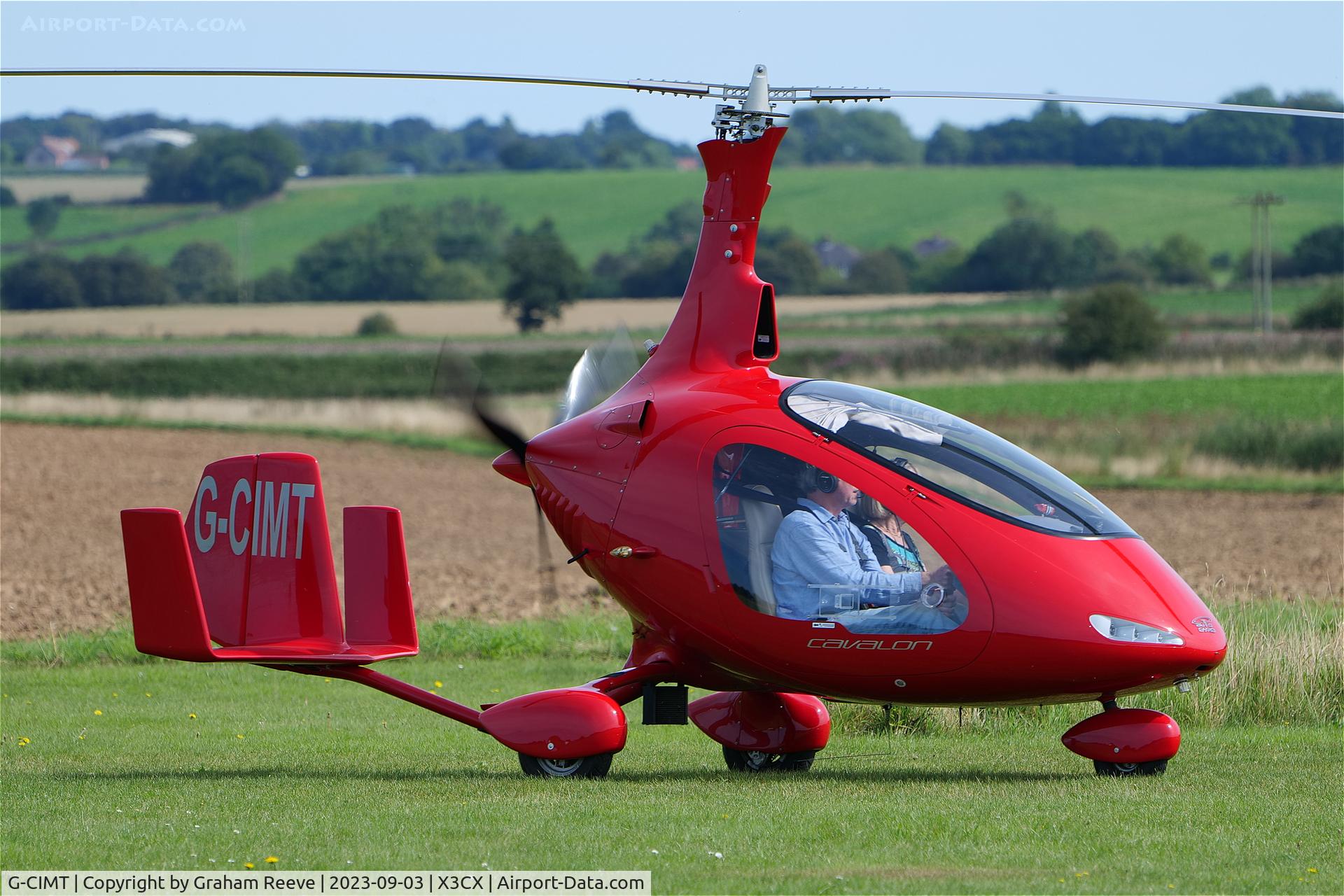 G-CIMT, 2015 RotorSport UK Cavalon C/N RSUK/CVLN/015, Just landed at Northrepps.