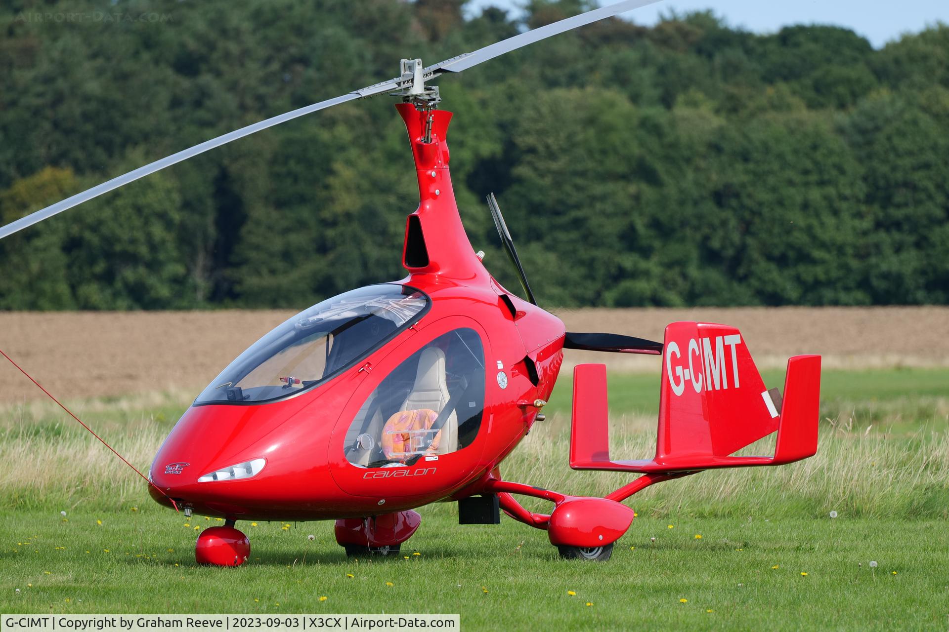 G-CIMT, 2015 RotorSport UK Cavalon C/N RSUK/CVLN/015, Parked at Northrepps.