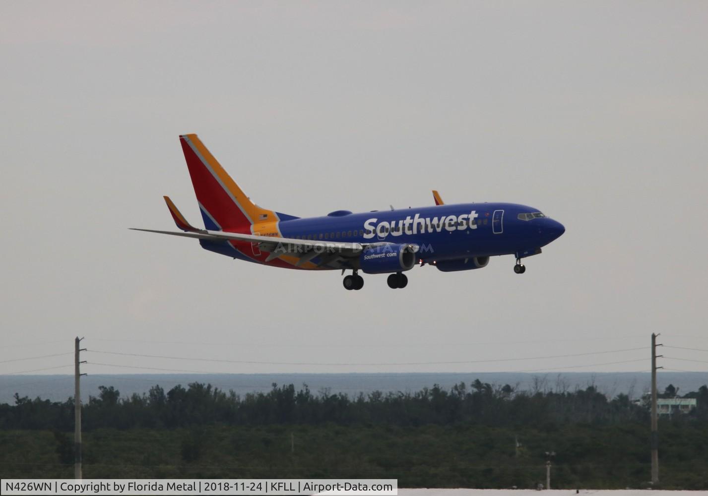 N426WN, 2002 Boeing 737-7H4 C/N 29830, SWA 737 nc zx