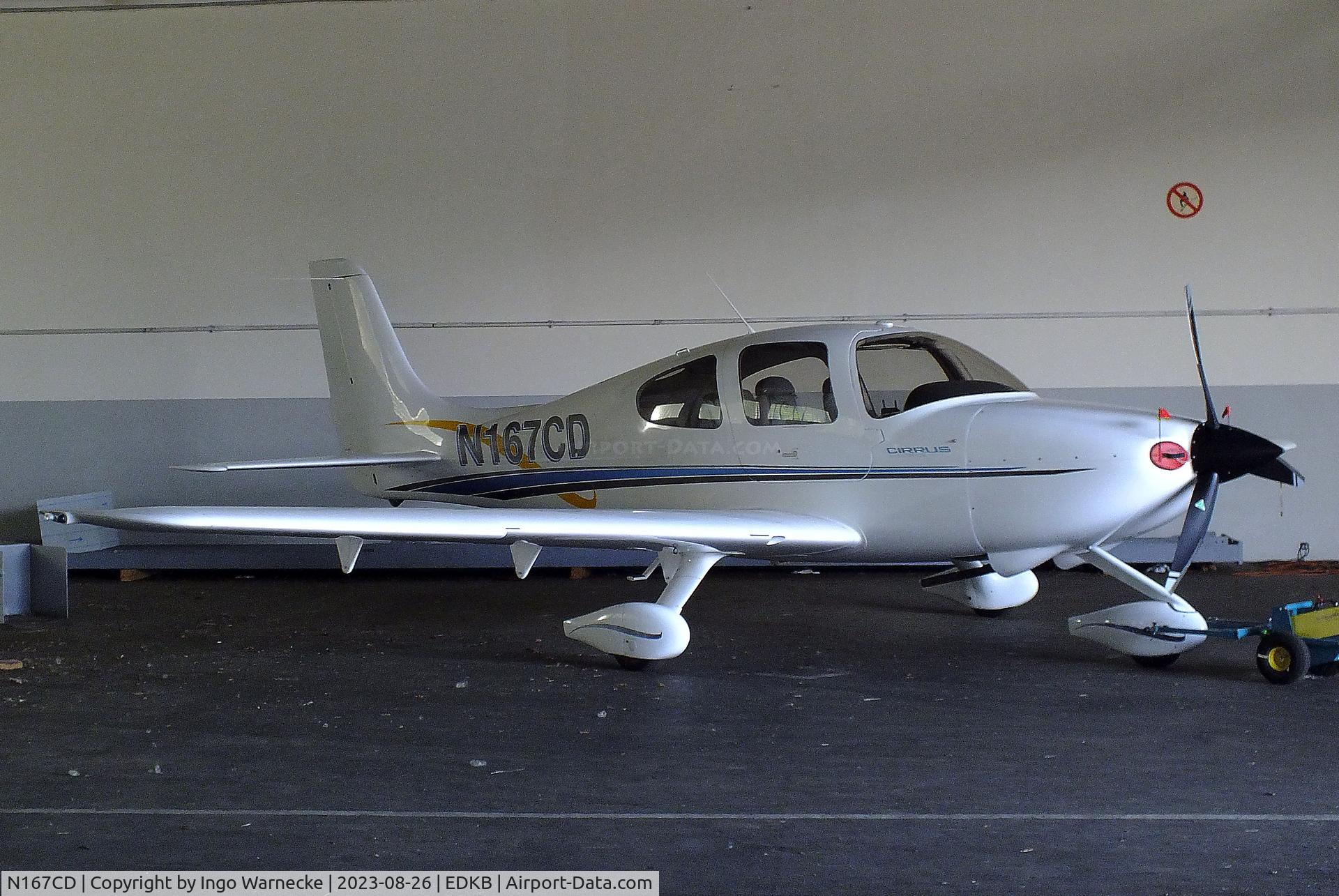 N167CD, 2000 Cirrus SR20 C/N 1073, Cirrus SR20 at Bonn-Hangelar airfield during the Grumman Fly-in 2023
