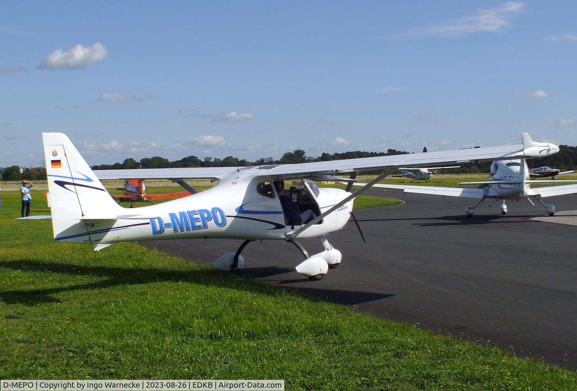 D-MEPO, FK Lightplanes FK-9 Mark III C/N 09-418, B & F Technik FK-9 Mk III at Bonn-Hangelar airfield during the Grumman Fly-in 2023