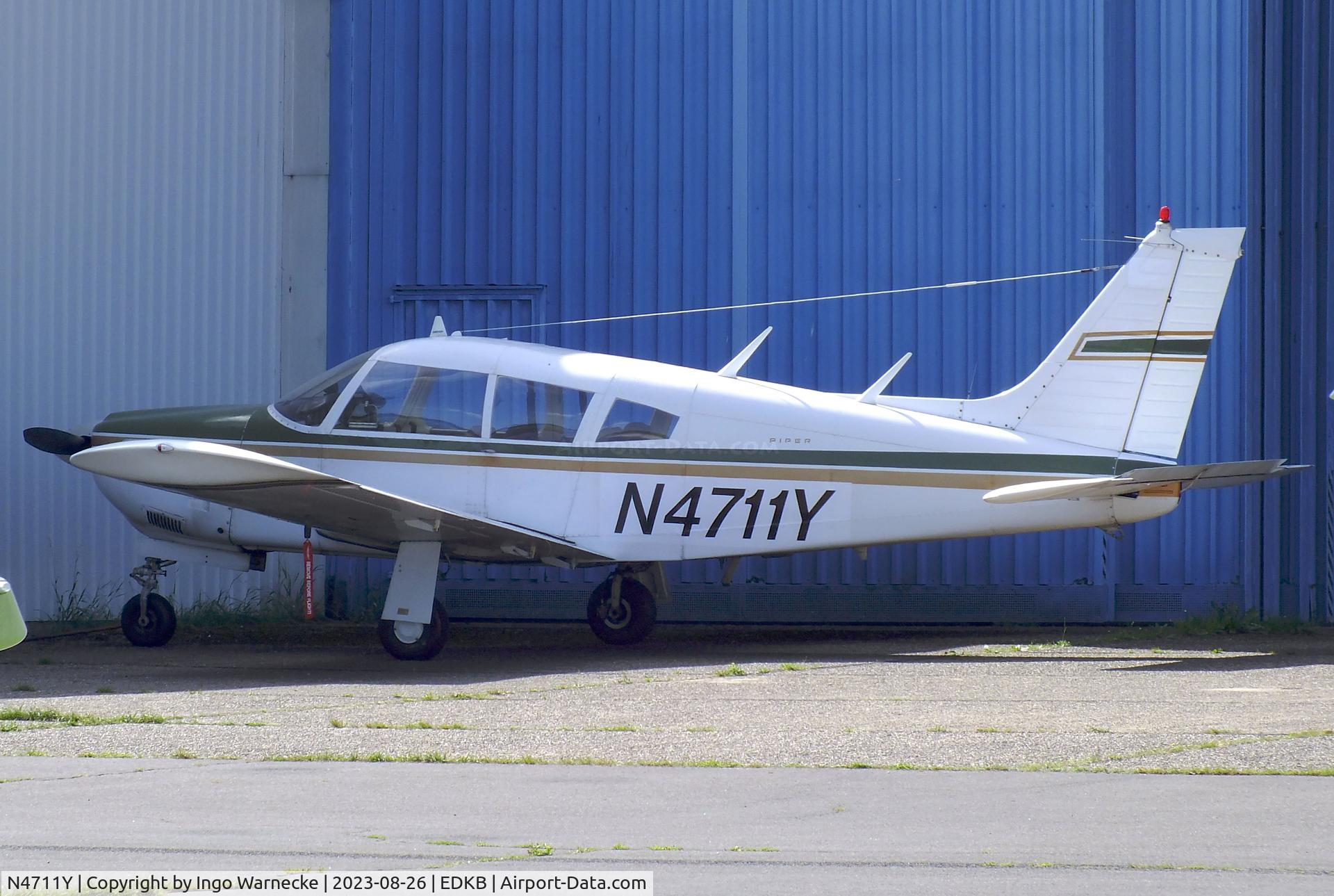 N4711Y, 1973 Piper PA-28R-200 Cherokee Arrow C/N 28R-7335424, Piper PA-28R-200 Cherokee Arrow at Bonn-Hangelar airfield during the Grumman Fly-in 2023