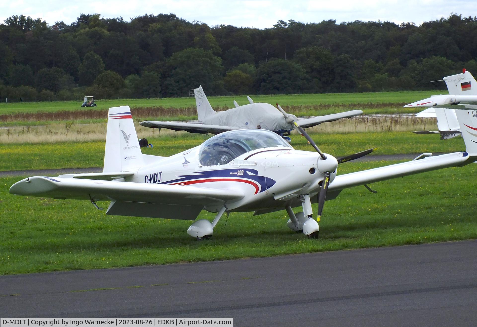 D-MDLT, 2021 Alpi Aviation Pioneer 200 C/N 287, Alpi Aviation Pioneer 200 at Bonn-Hangelar airfield during the Grumman Fly-in 2023