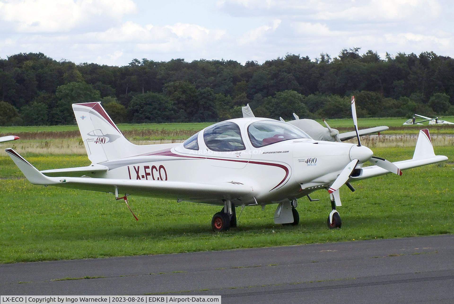 LX-ECO, Alpi Aviation Pioneer 400 C/N 031, Alpi Aviation Pioneer 400 at Bonn-Hangelar airfield during the Grumman Fly-in 2023