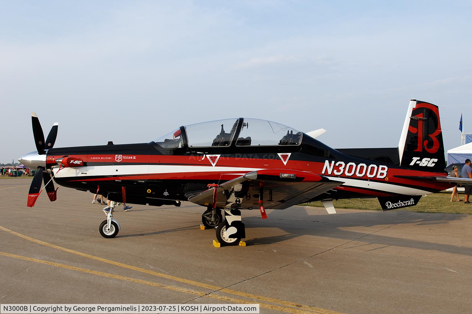 N3000B, 2006 Raytheon 3000 (T-6) C/N PH-1, Oshkosh 2023.
