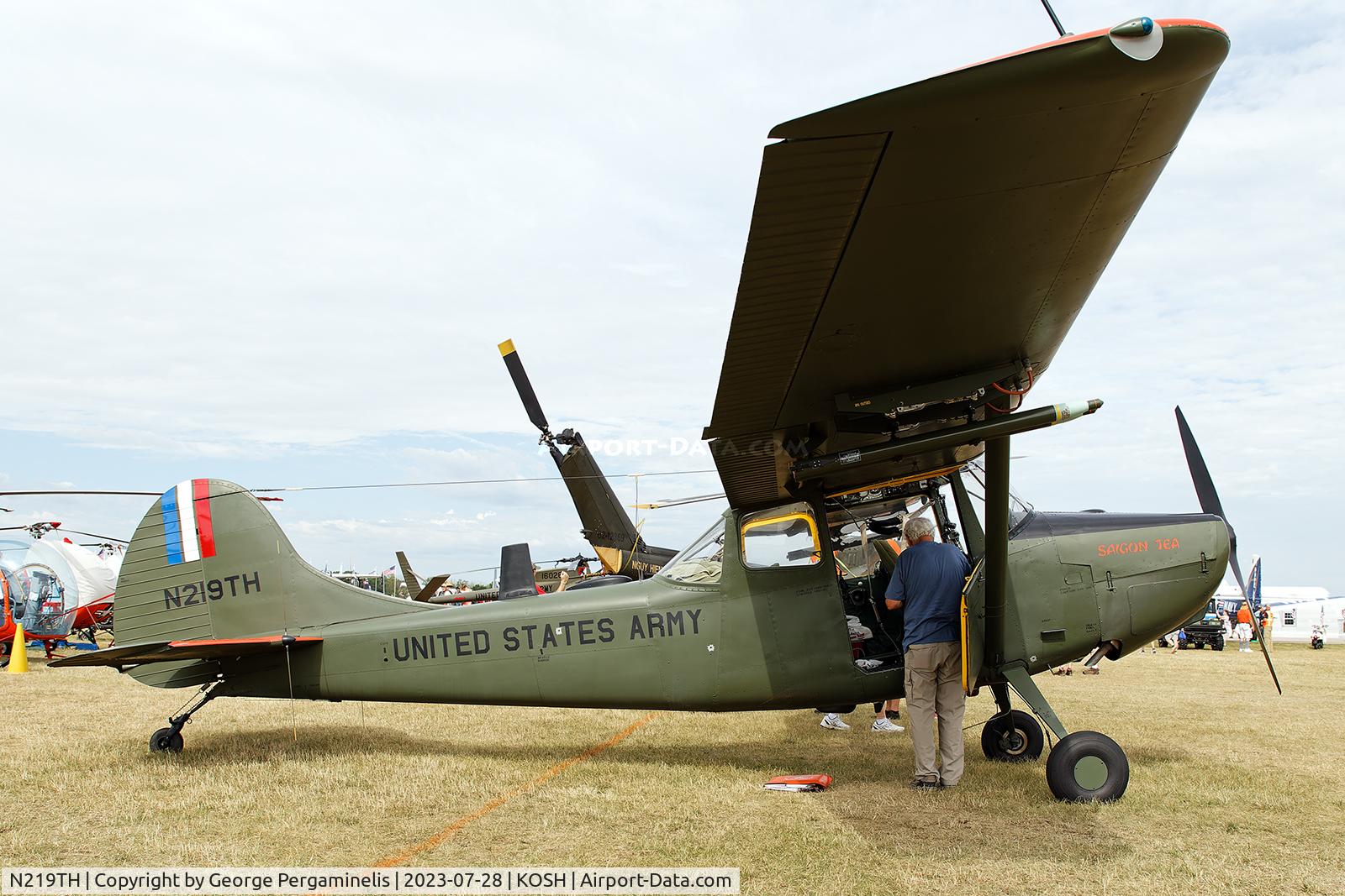 N219TH, 1951 Cessna 305A C/N 22611, Oshkosh 2023.