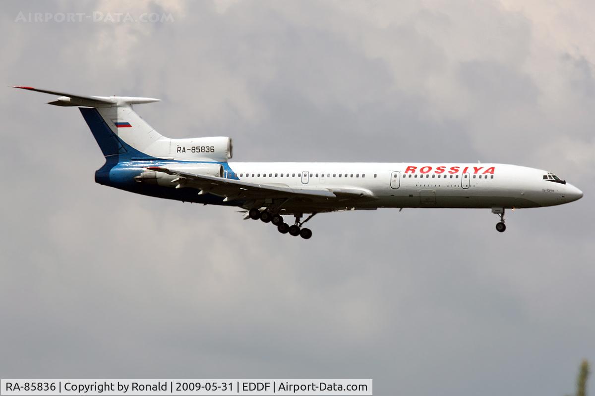 RA-85836, 1998 Tupolev Tu-154M C/N 98A1018, at fra