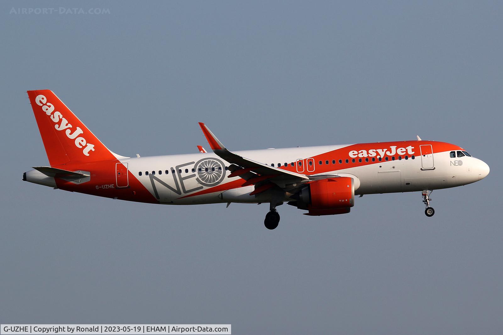 G-UZHE, 2018 Airbus A320-251N C/N 8110, at spl