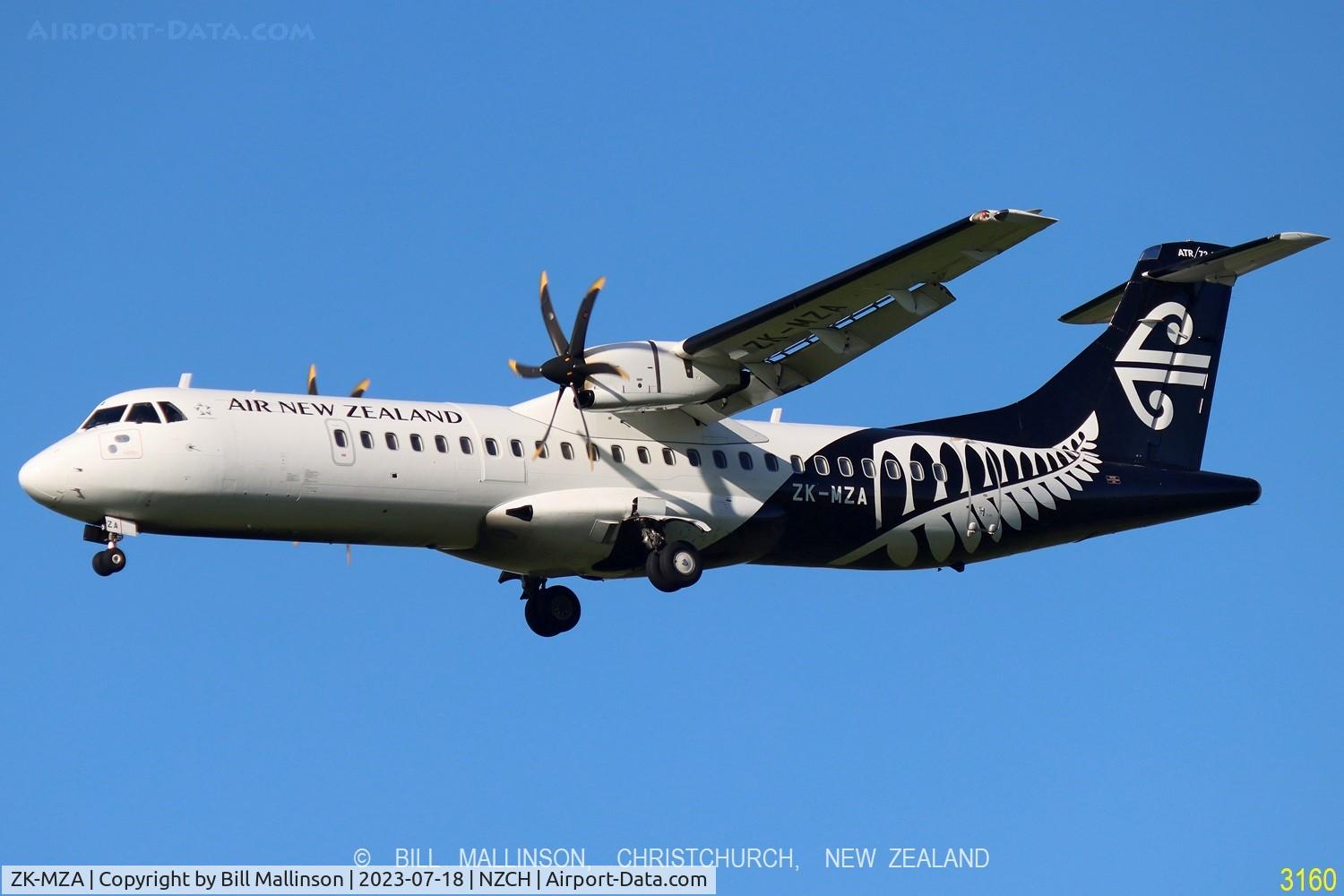 ZK-MZA, 2019 ATR 72-600 (72-212A) C/N 1576, NZ781M from ROT