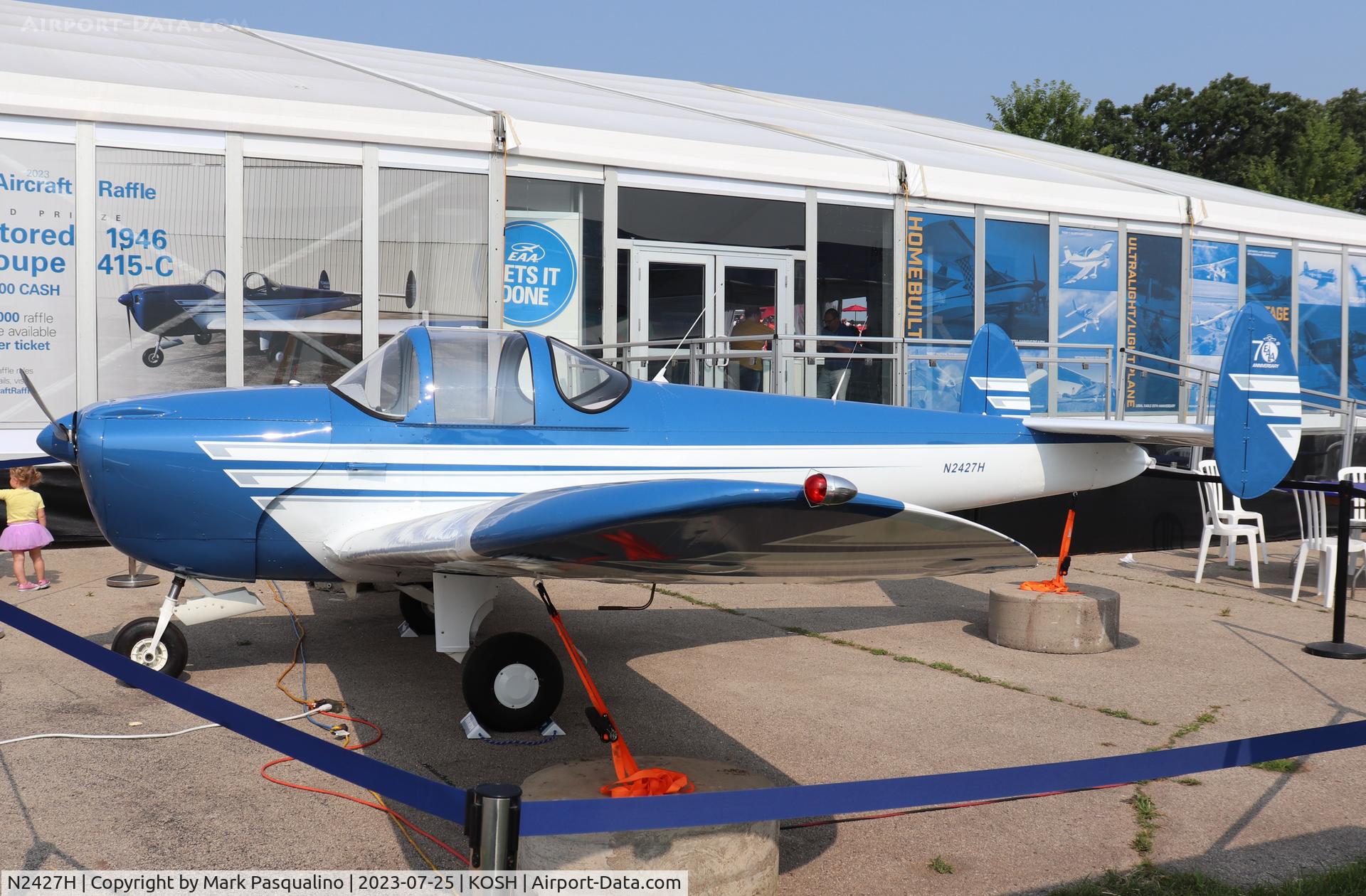 N2427H, 1946 Erco 415C Ercoupe C/N 3052, Ercoupe 415C