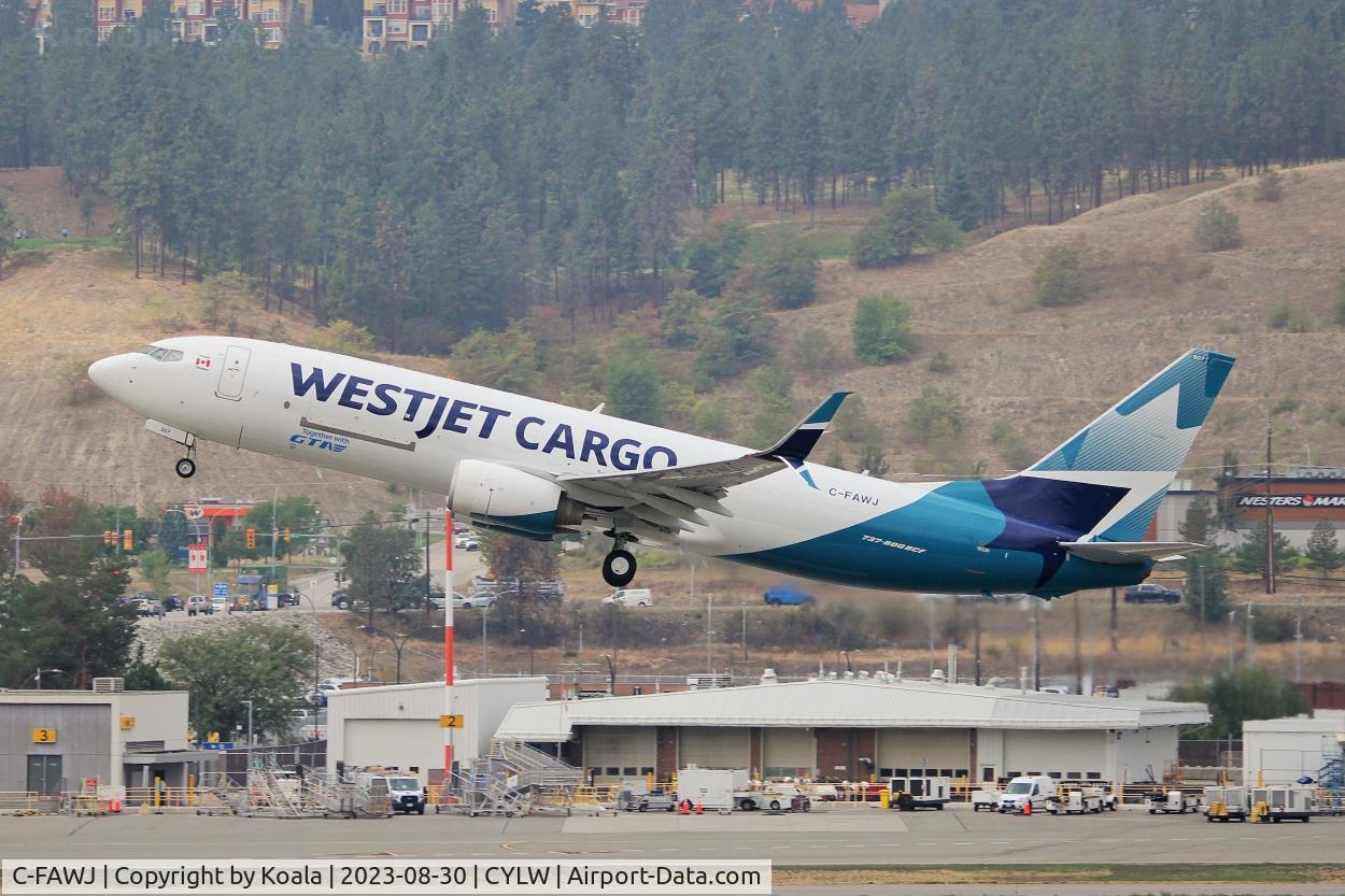 C-FAWJ, 2007 Boeing 737-8CTBCF C/N 35502, Departure to Calgary.