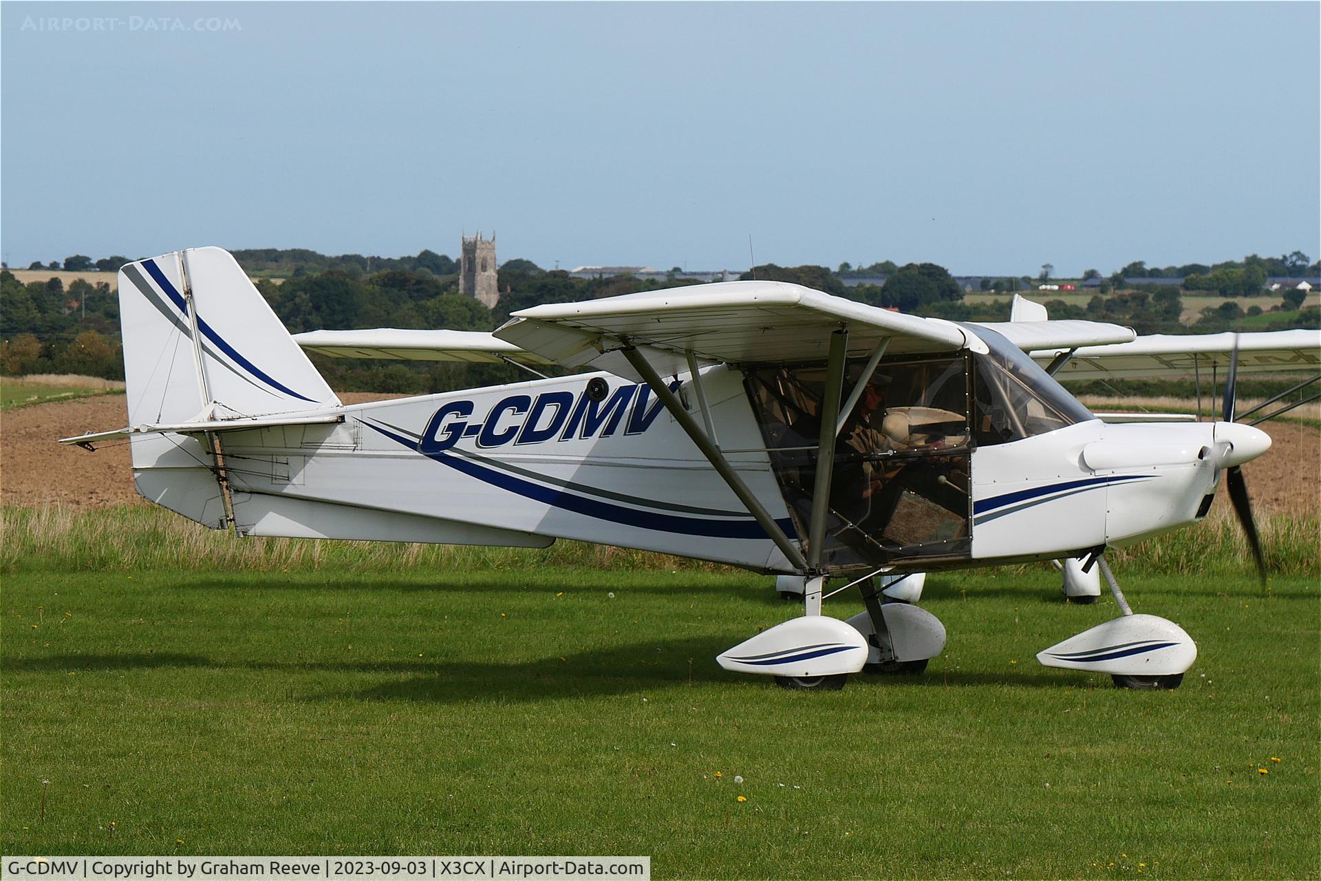 G-CDMV, 2005 Skyranger 912S(1) C/N BMAA/HB/455, Just landed at Northrepps.