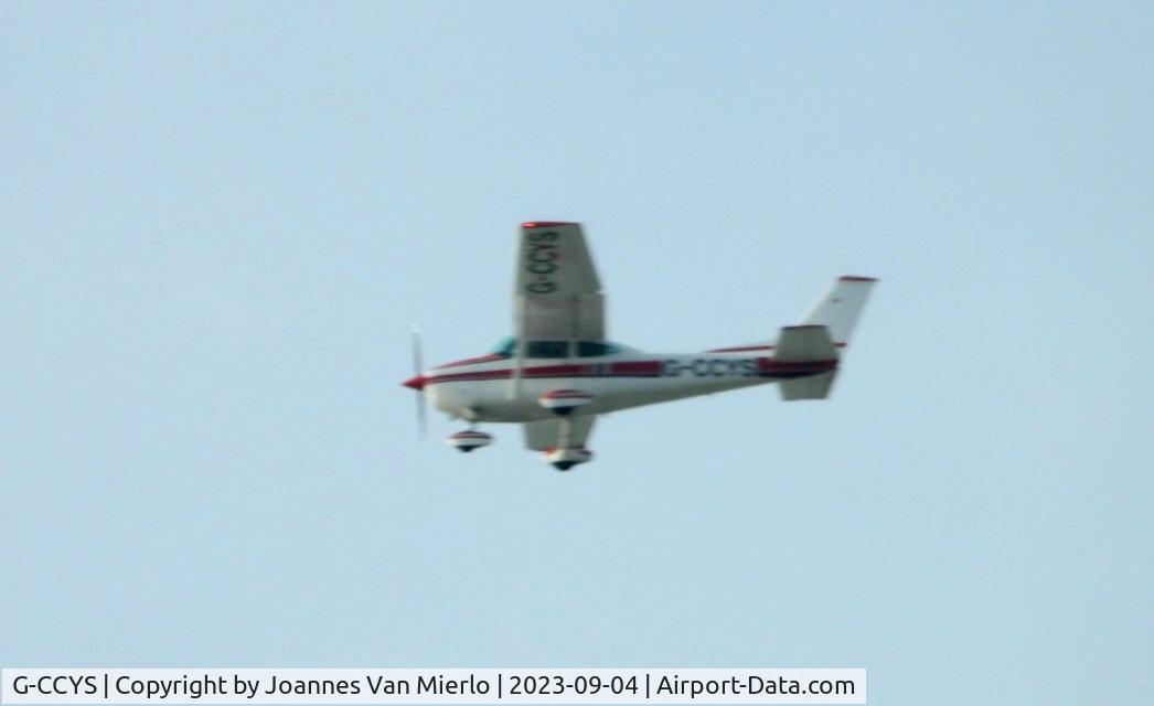 G-CCYS, 1979 Reims F182Q Skylane C/N 0126, Following the belgian coast Blankenberge