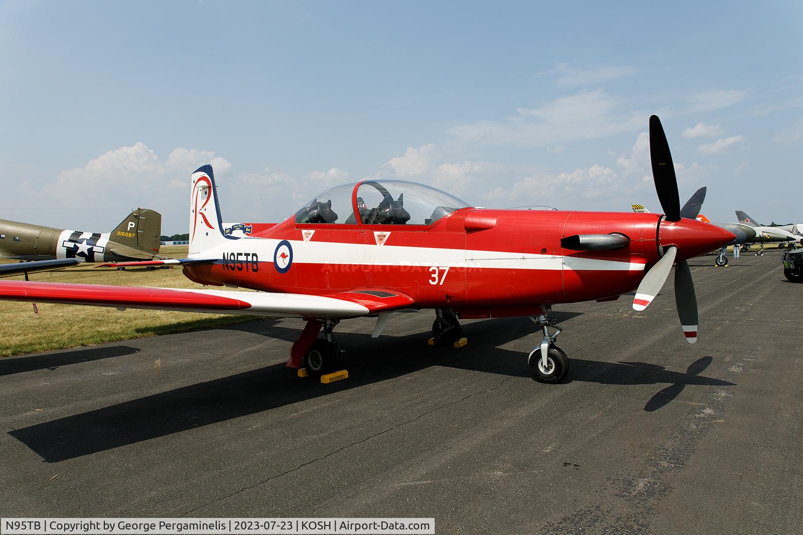 N95TB, Pilatus PC-9A C/N 537, Oshkosh 2023.
