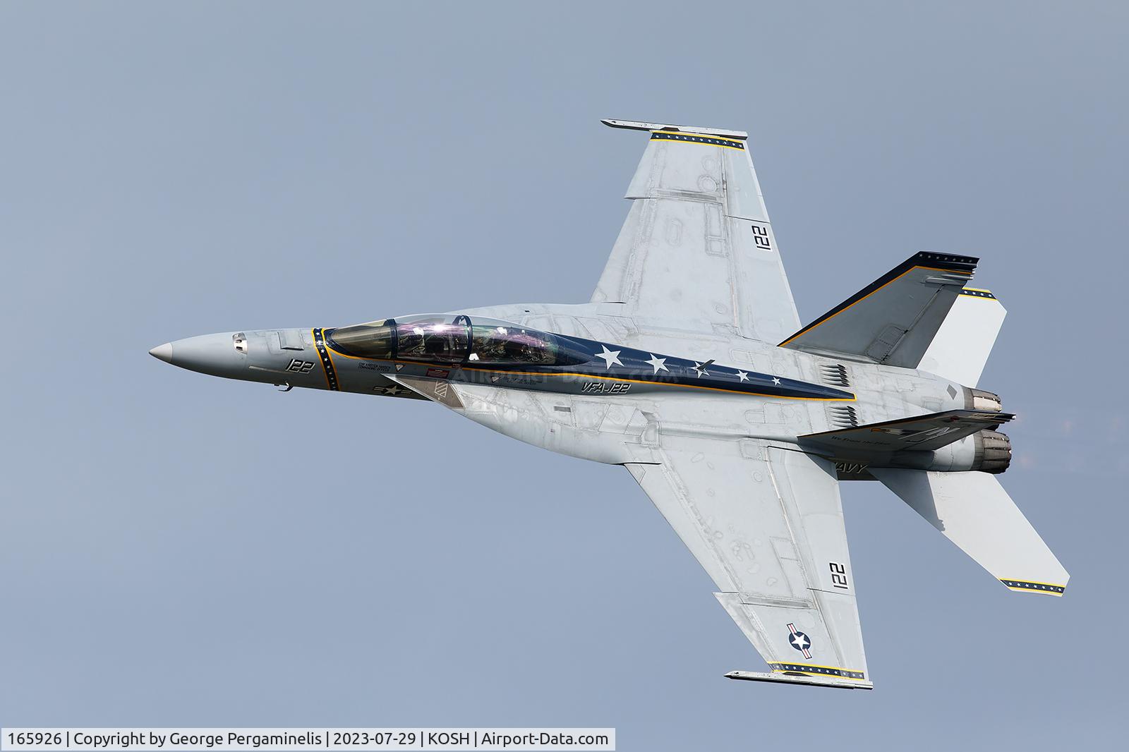 165926, Boeing F/A-18F Super Hornet C/N F072, Oshkosh 2023.