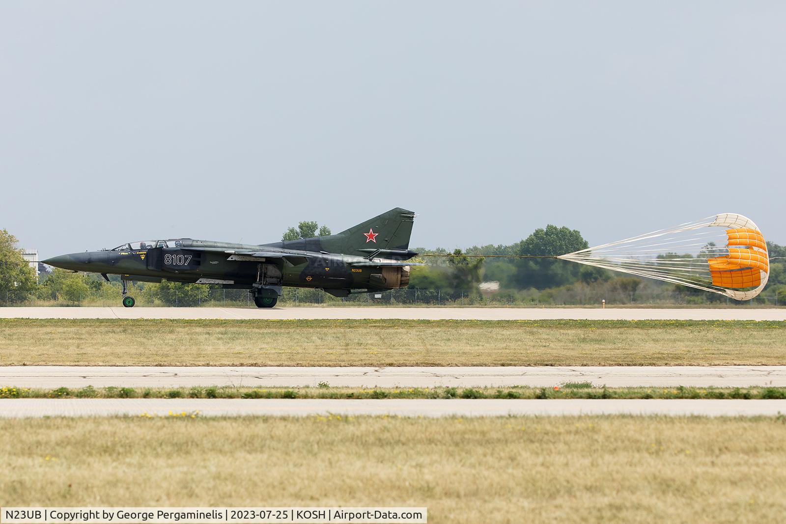 N23UB, 1981 Mikoyan-Gurevich MiG-23UB C/N A1038107, Oshkosh 2023.