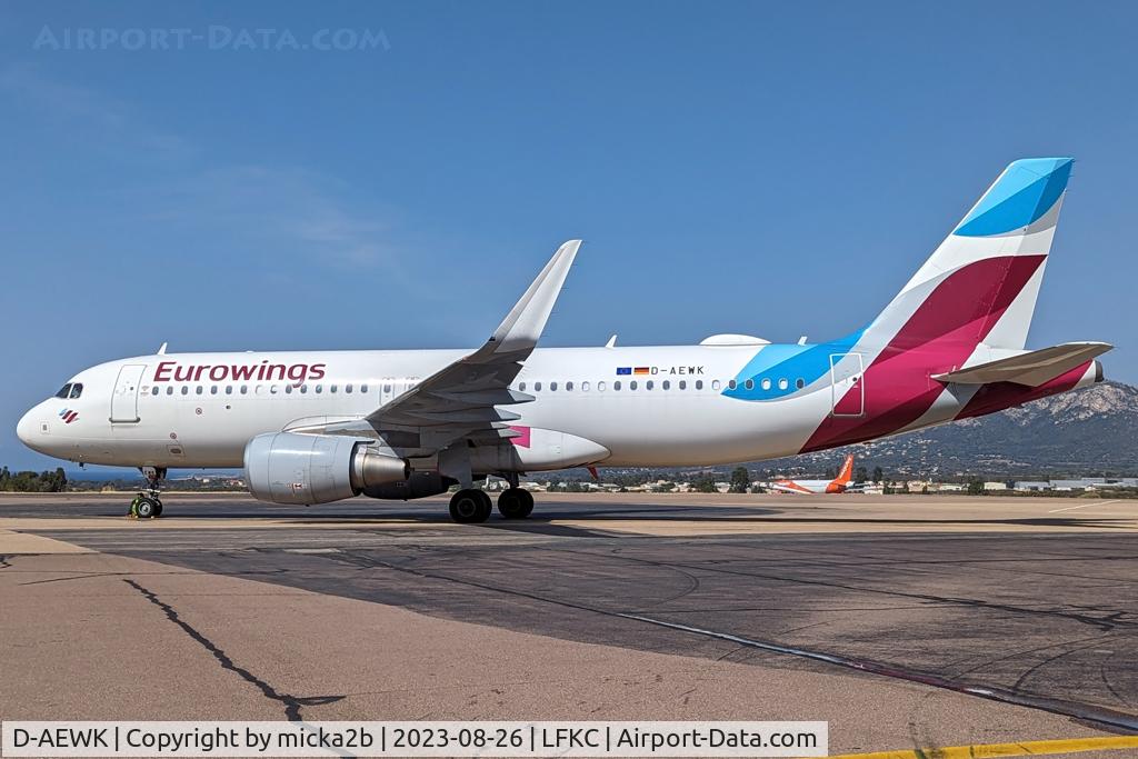 D-AEWK, 2016 Airbus A320-214 C/N 7261, Parked