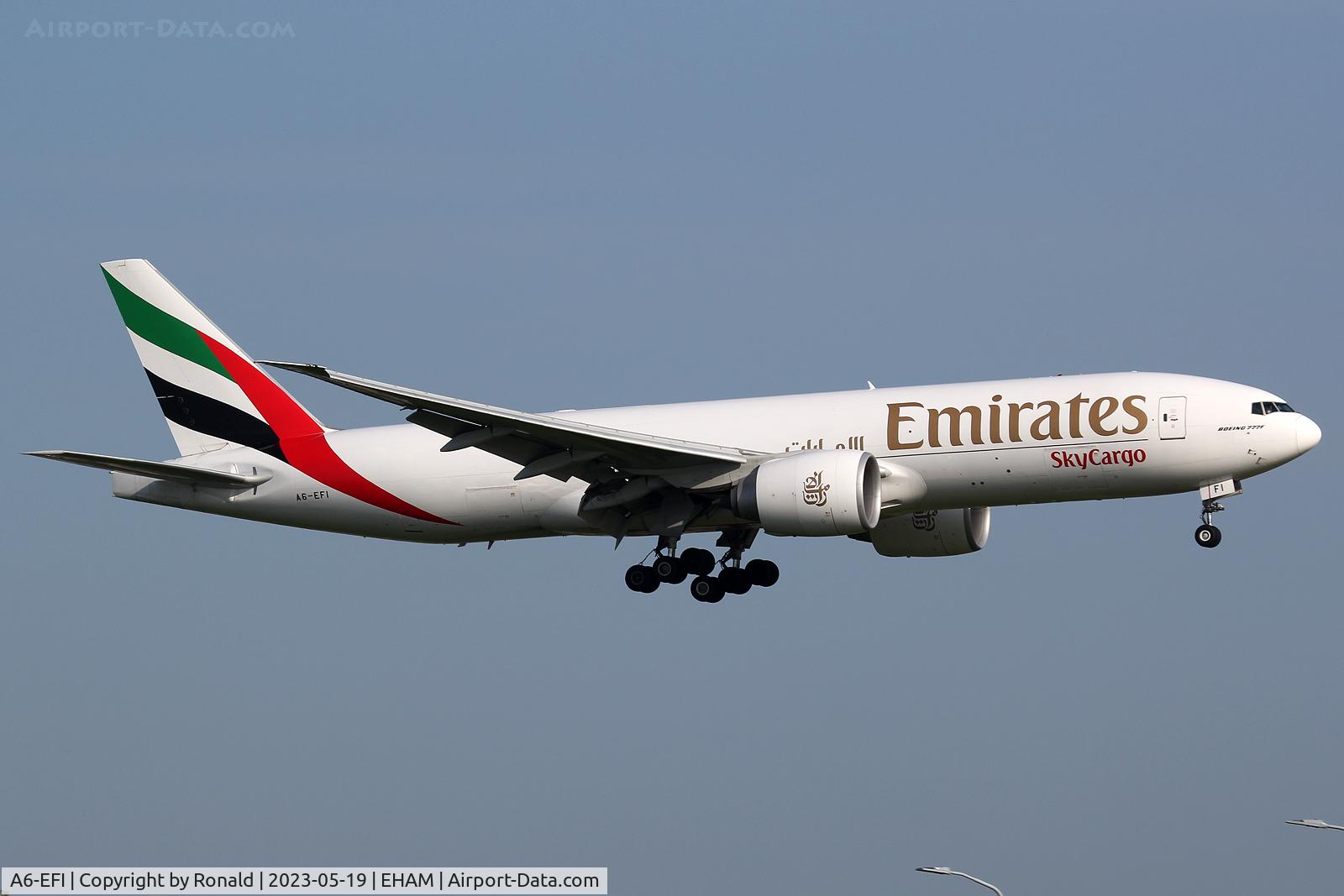 A6-EFI, 2012 Boeing 777-F1H C/N 35609, at spl