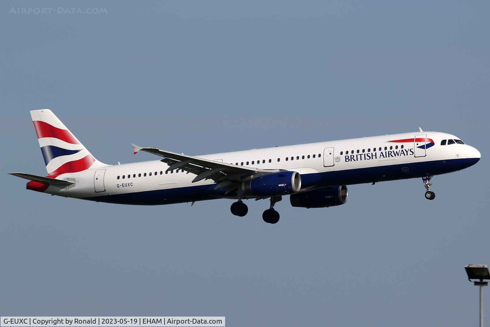 G-EUXC, 2004 Airbus A321-231 C/N 2305, at spl