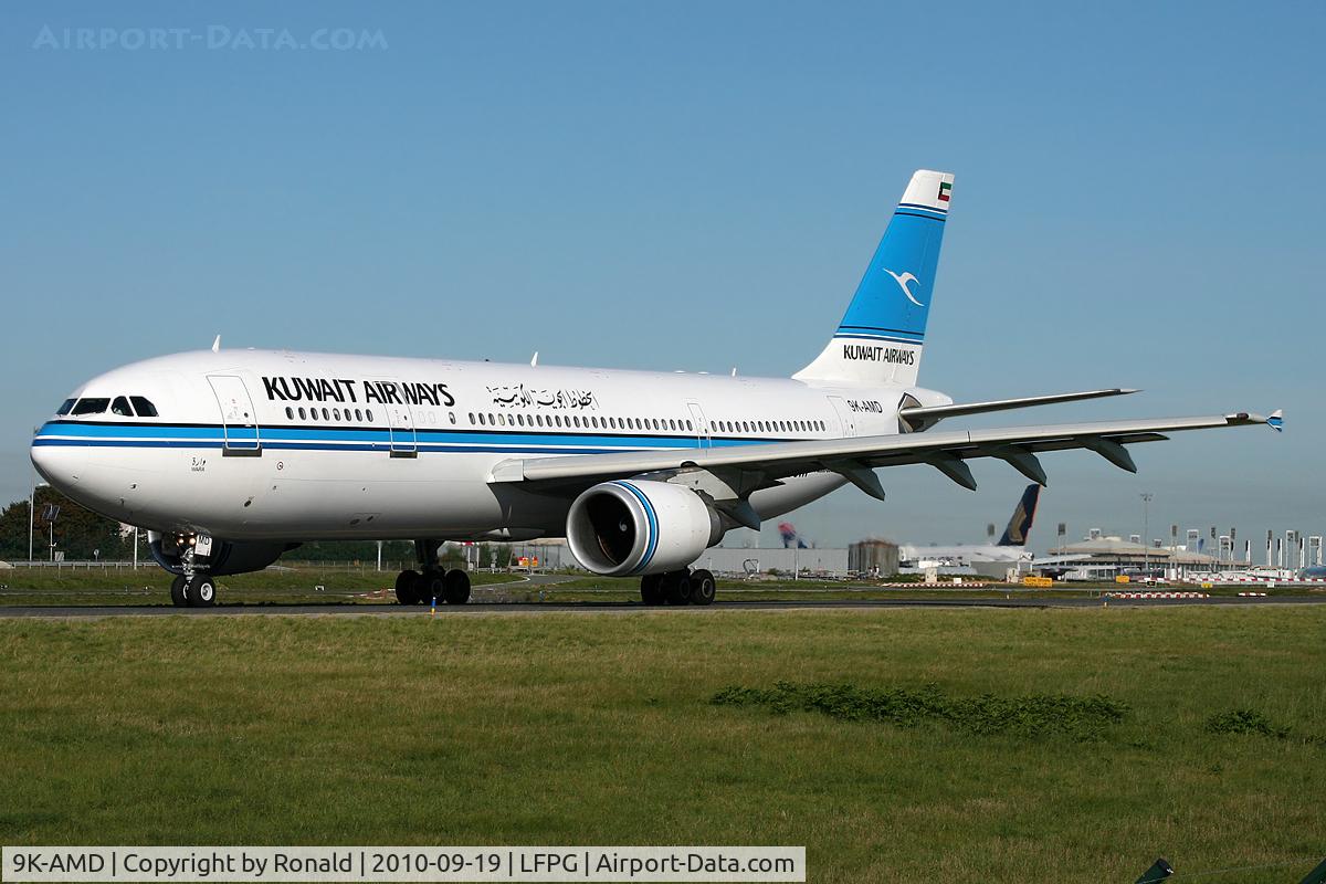 9K-AMD, 1993 Airbus A300B4-605R C/N 719, at cdg