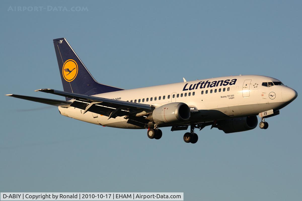 D-ABIY, 1991 Boeing 737-530 C/N 25243, at spl
