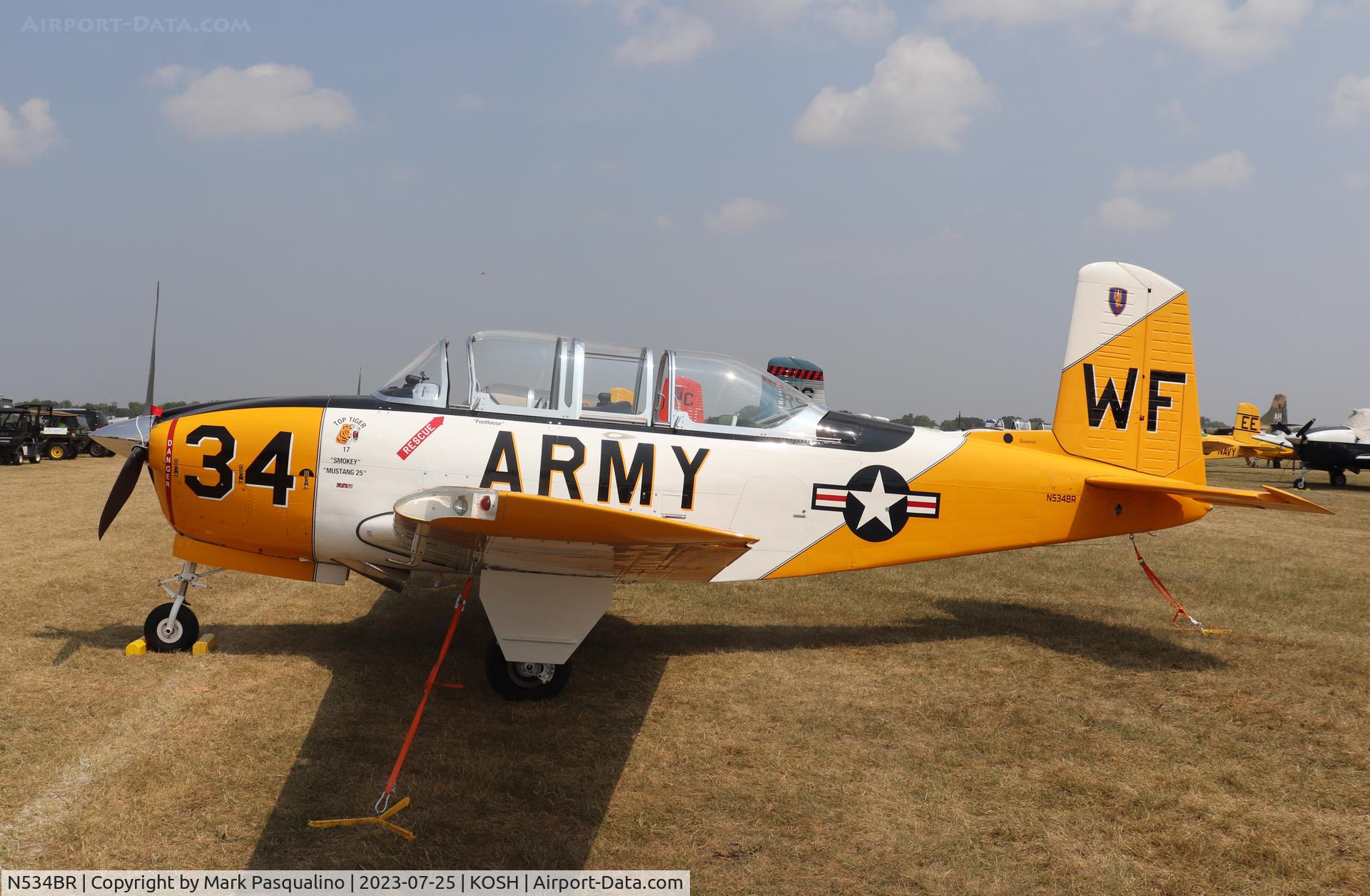 N534BR, 1956 Beech T-34B C/N BG291, Beech T-34B