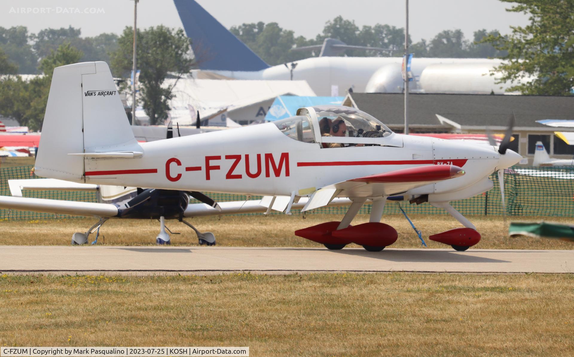 C-FZUM, 2010 Van's RV-7A C/N 72575, Vans RV-7A