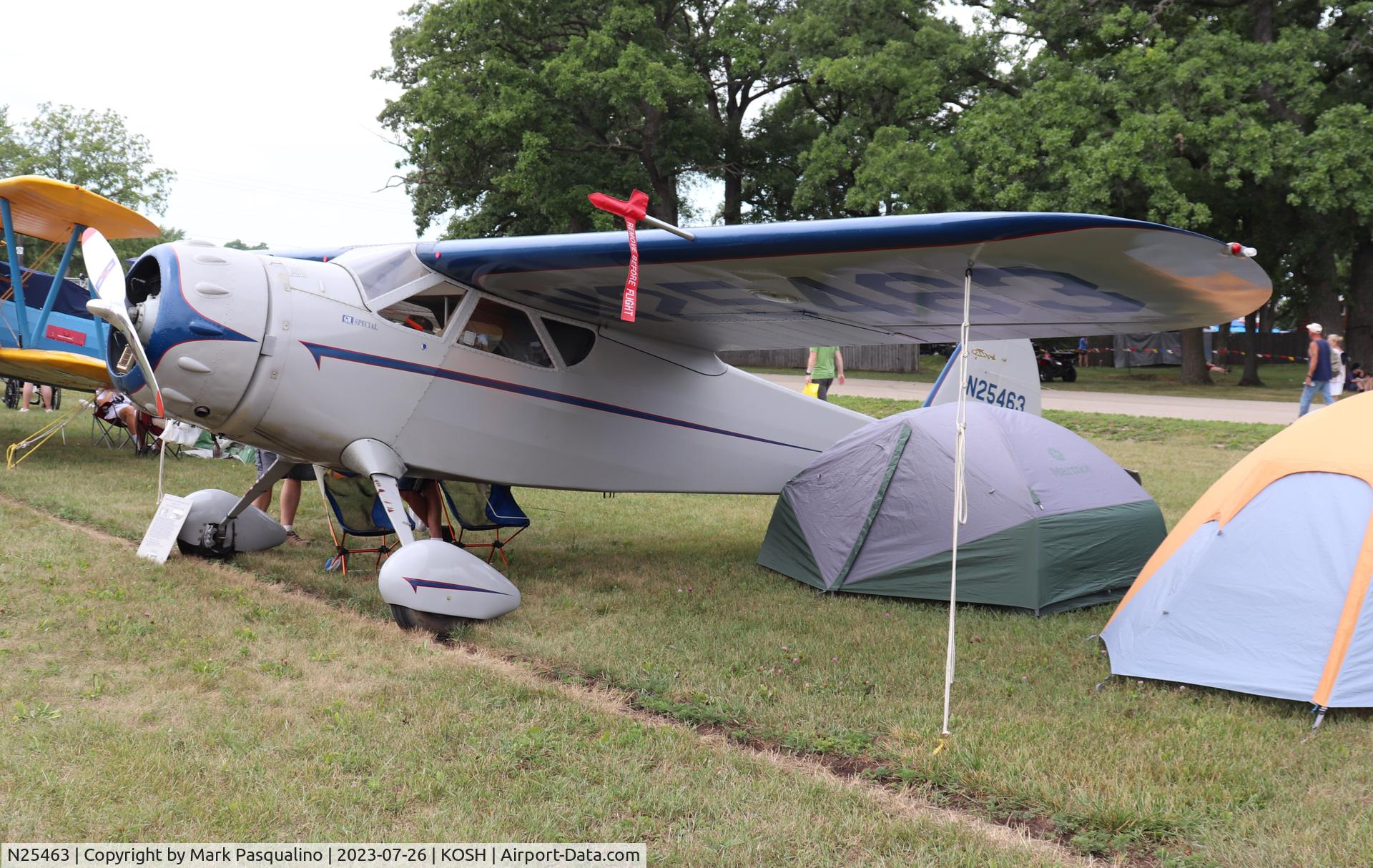 N25463, 1940 Cessna C-165 Airmaster C/N 568, Cessna C-165