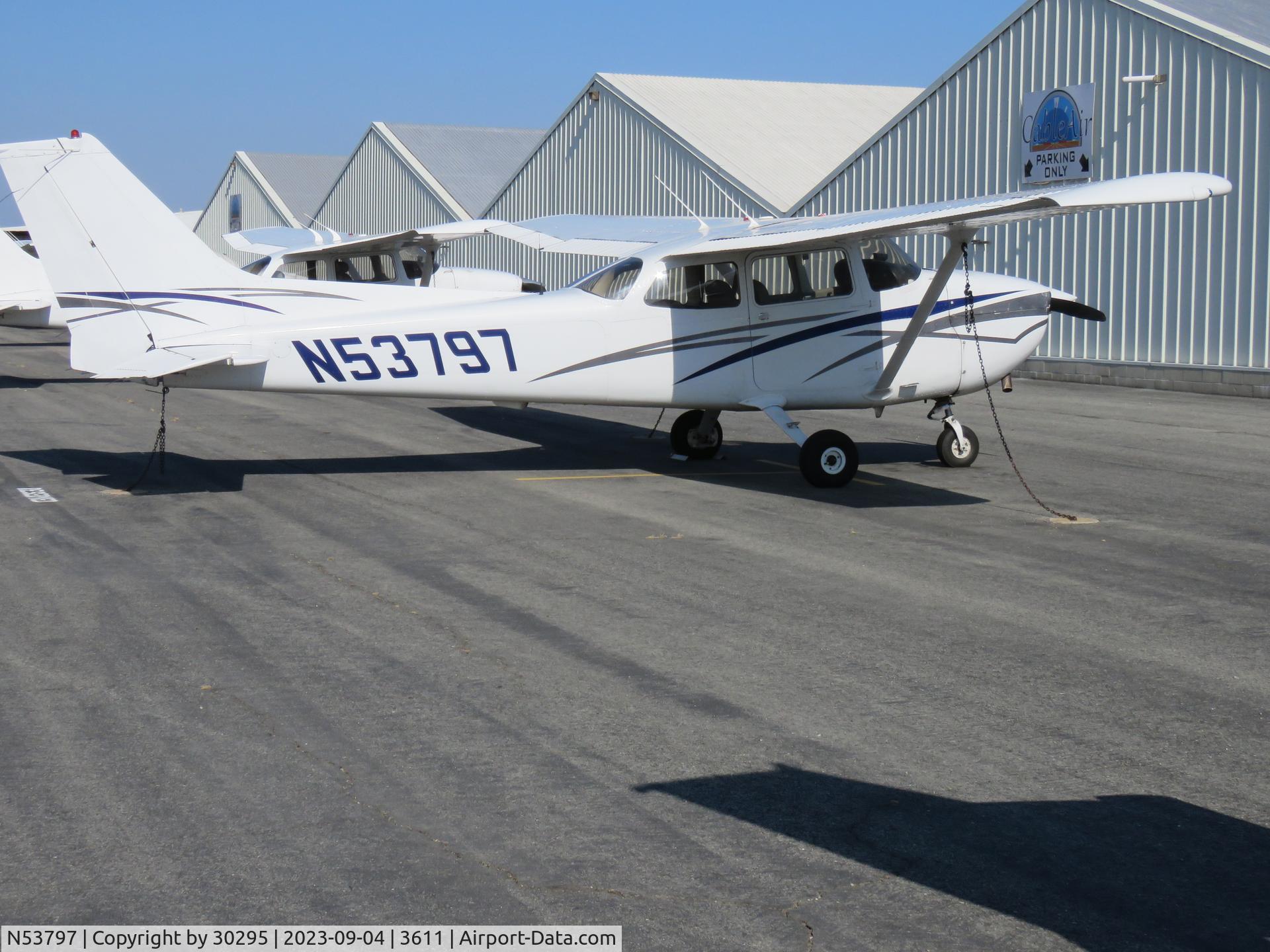 N53797, 1981 Cessna 172P Skyhawk C/N 172-74819, Parked