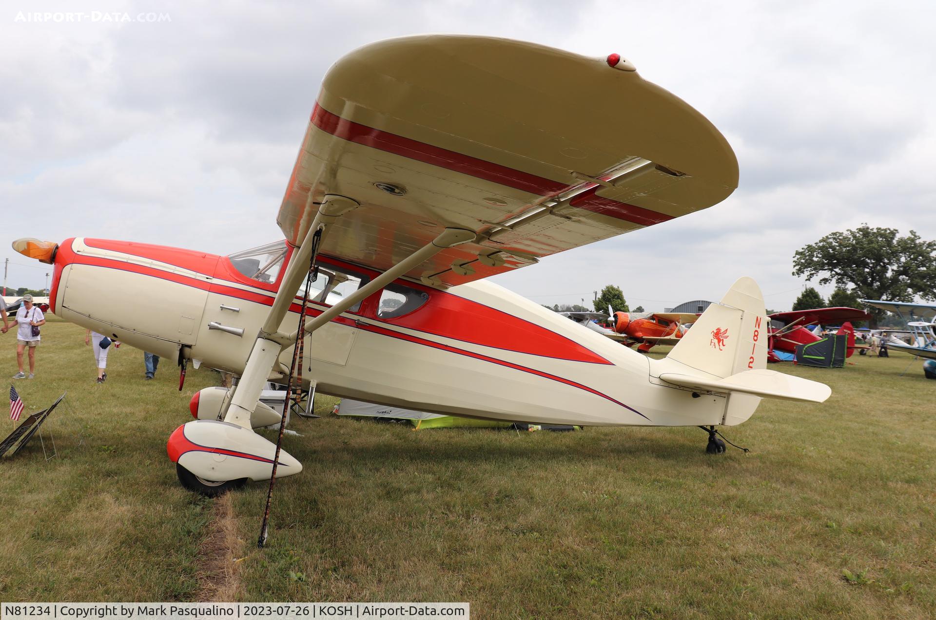 N81234, 1946 Fairchild 24R-46 C/N R46-135, Fairchild 24R-46