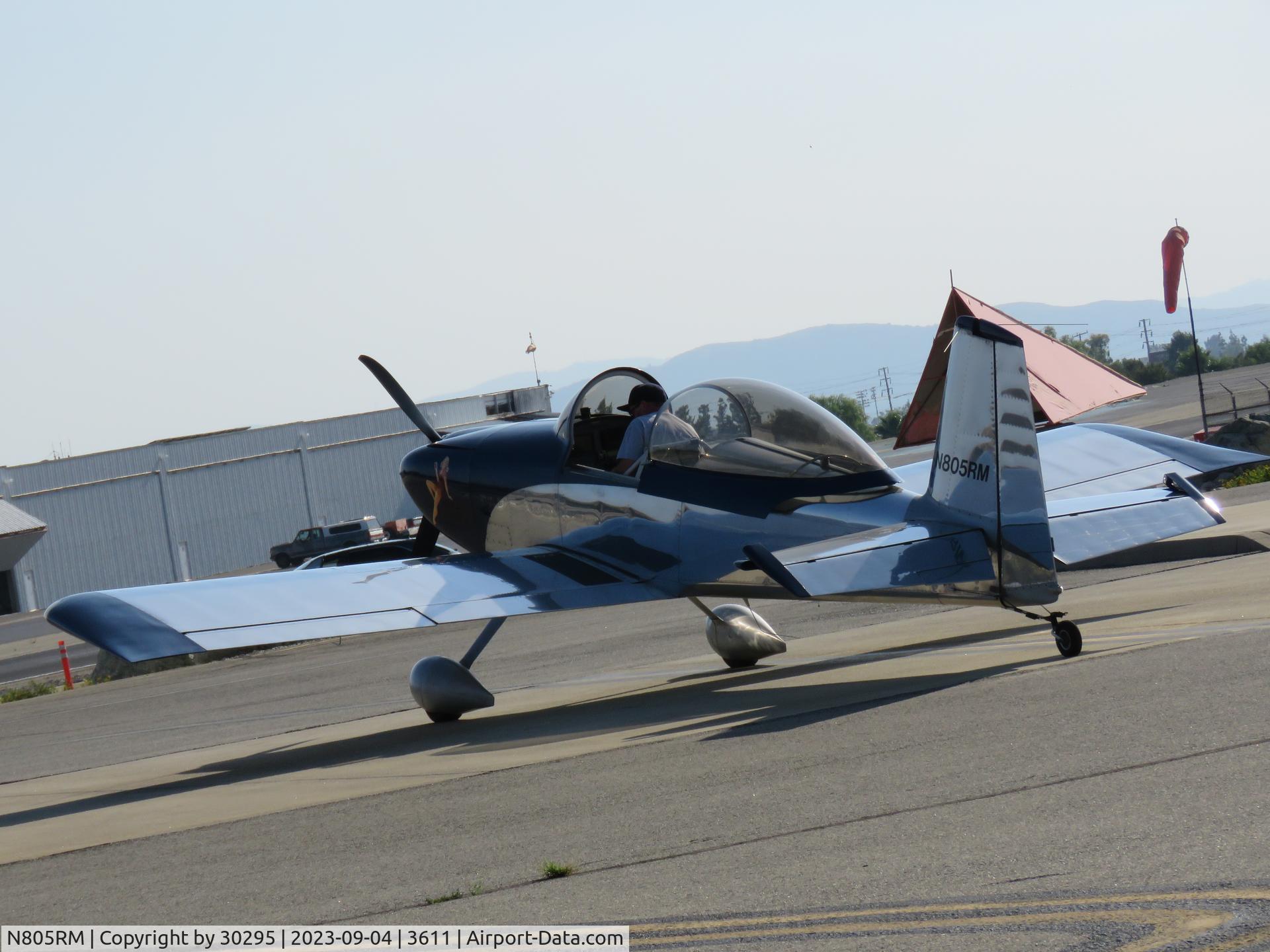 N805RM, Vans RV-8 C/N 81872, Fueled up