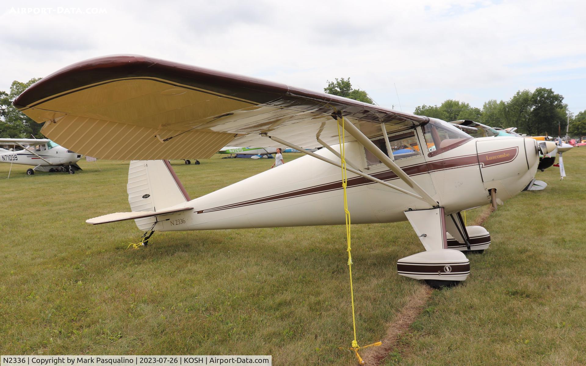 N2336, 1938 Luscombe 8A Silvaire C/N 812, Luscombe 8A