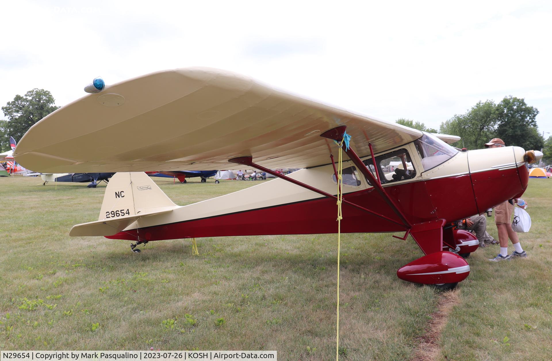 N29654, 1941 Taylorcraft BC12-65 C/N 2542, Taylorcraft BC12-65