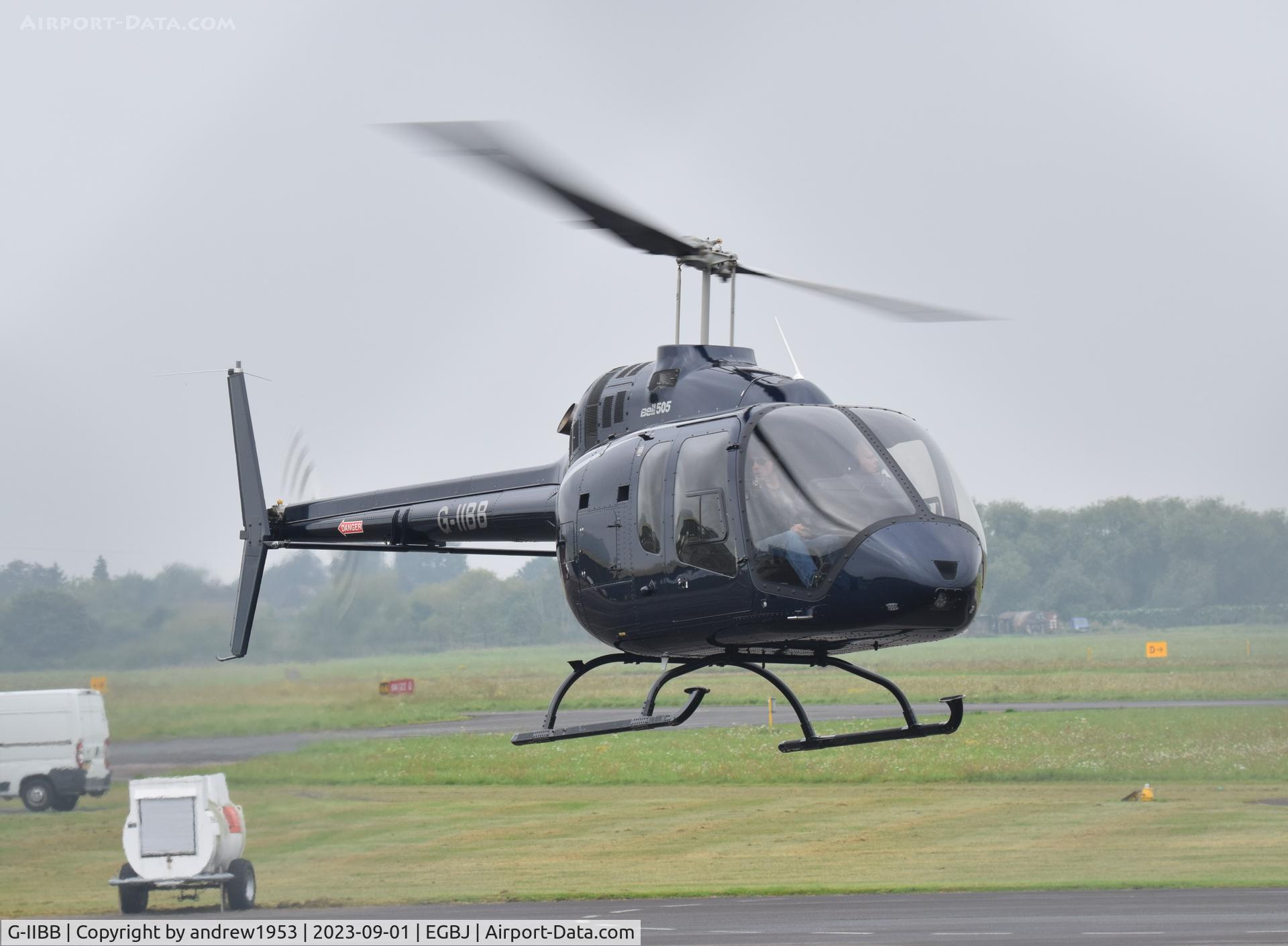 G-IIBB, 2019 Bell 505 Jet Ranger X C/N 65269, G-IIBB at Gloucestershire Airport.