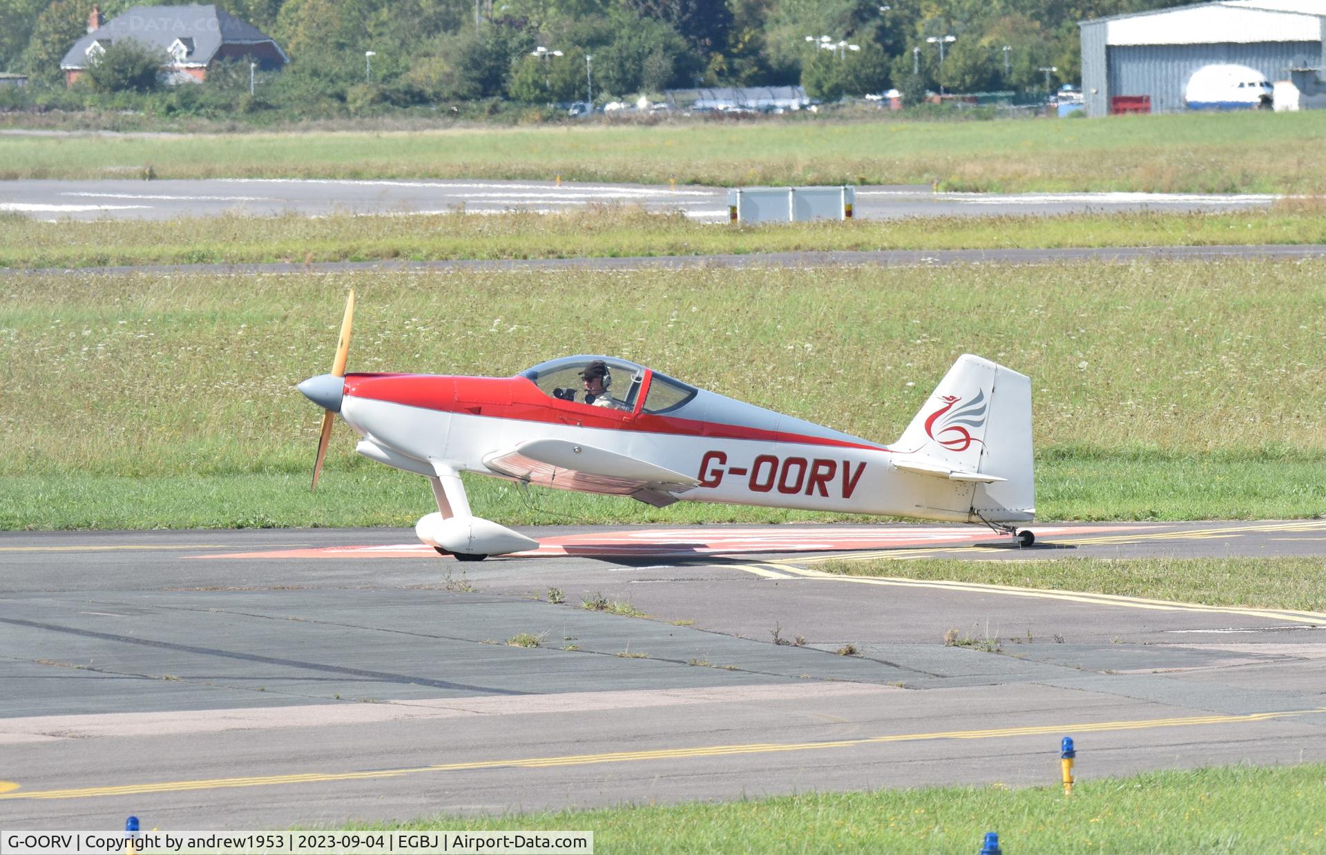 G-OORV, 2002 Vans RV-6 C/N 24319, G-OORV at Gloucestershire Airport.