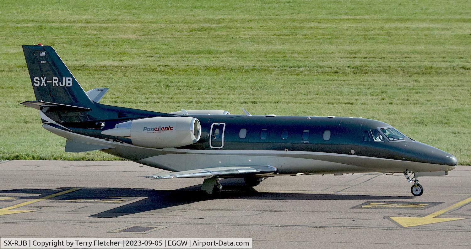 SX-RJB, 2007 Cessna 560XL Citation Excel C/N 560-5701, At Luton Airport