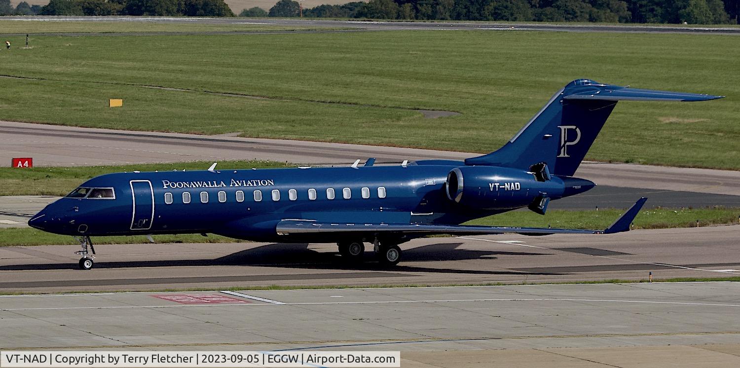 VT-NAD, 2021 Bombardier BD-700-1A11 Global 6500 C/N 60039, At Luton Airport