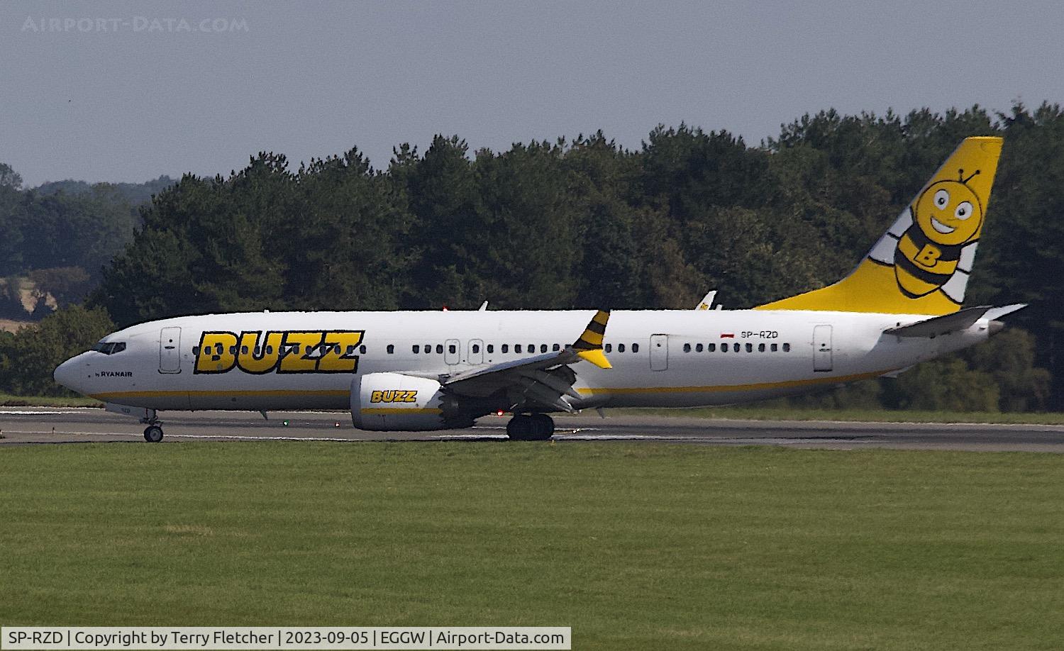 SP-RZD, 2021 Boeing 737-8-200 MAX C/N 62319, At Luton Airport