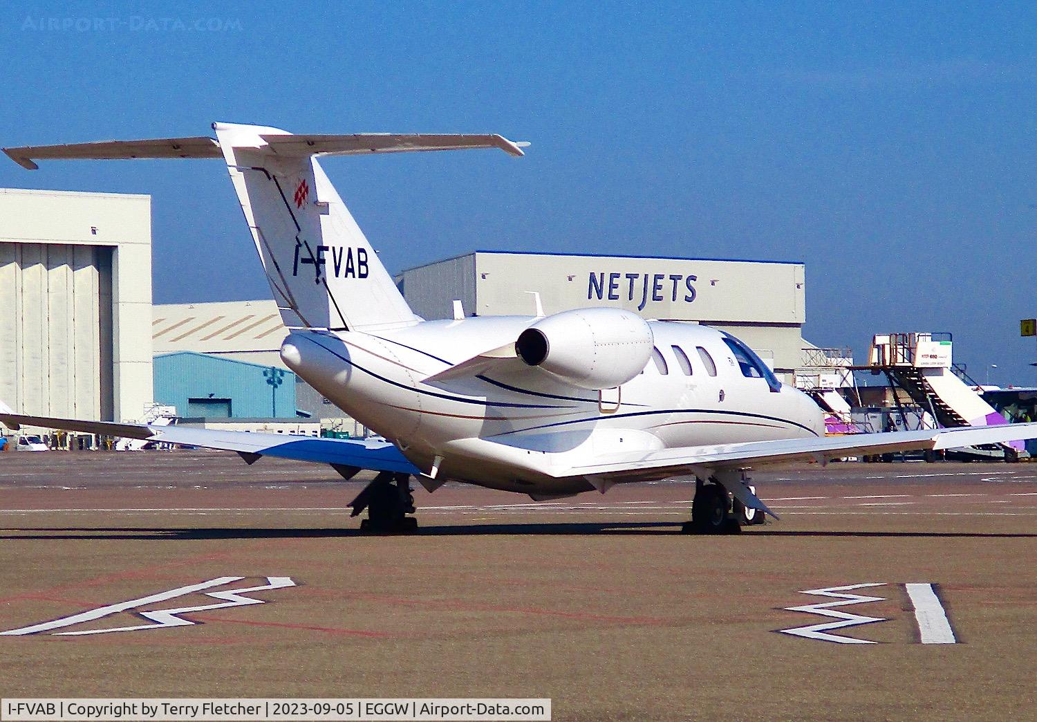 I-FVAB, 2016 Cessna 525 Citation M2 C/N 525-0916, At Luton Airport