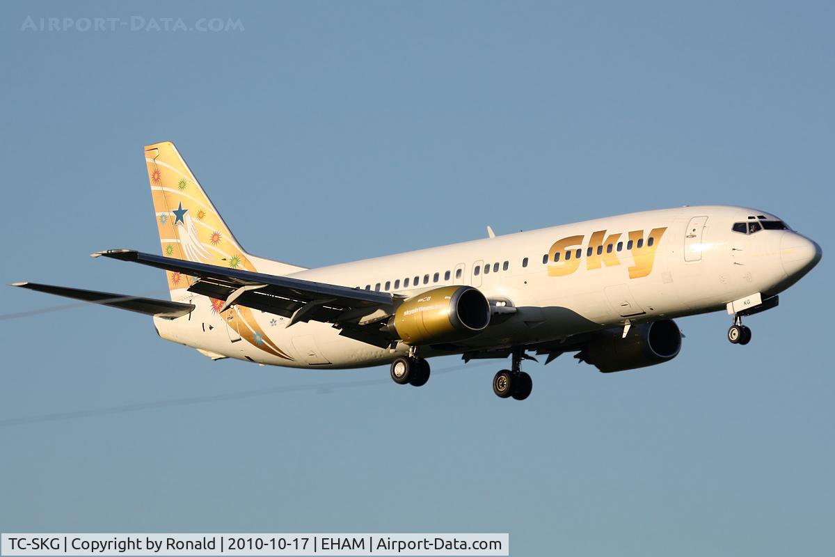 TC-SKG, 1991 Boeing 737-4Q8 C/N 25371, at spl