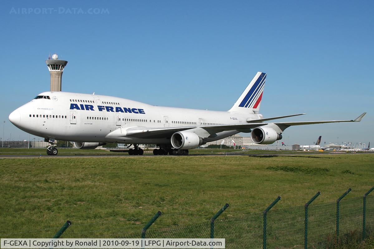 F-GEXA, 1989 Boeing 747-4B3 C/N 24154, at cdg