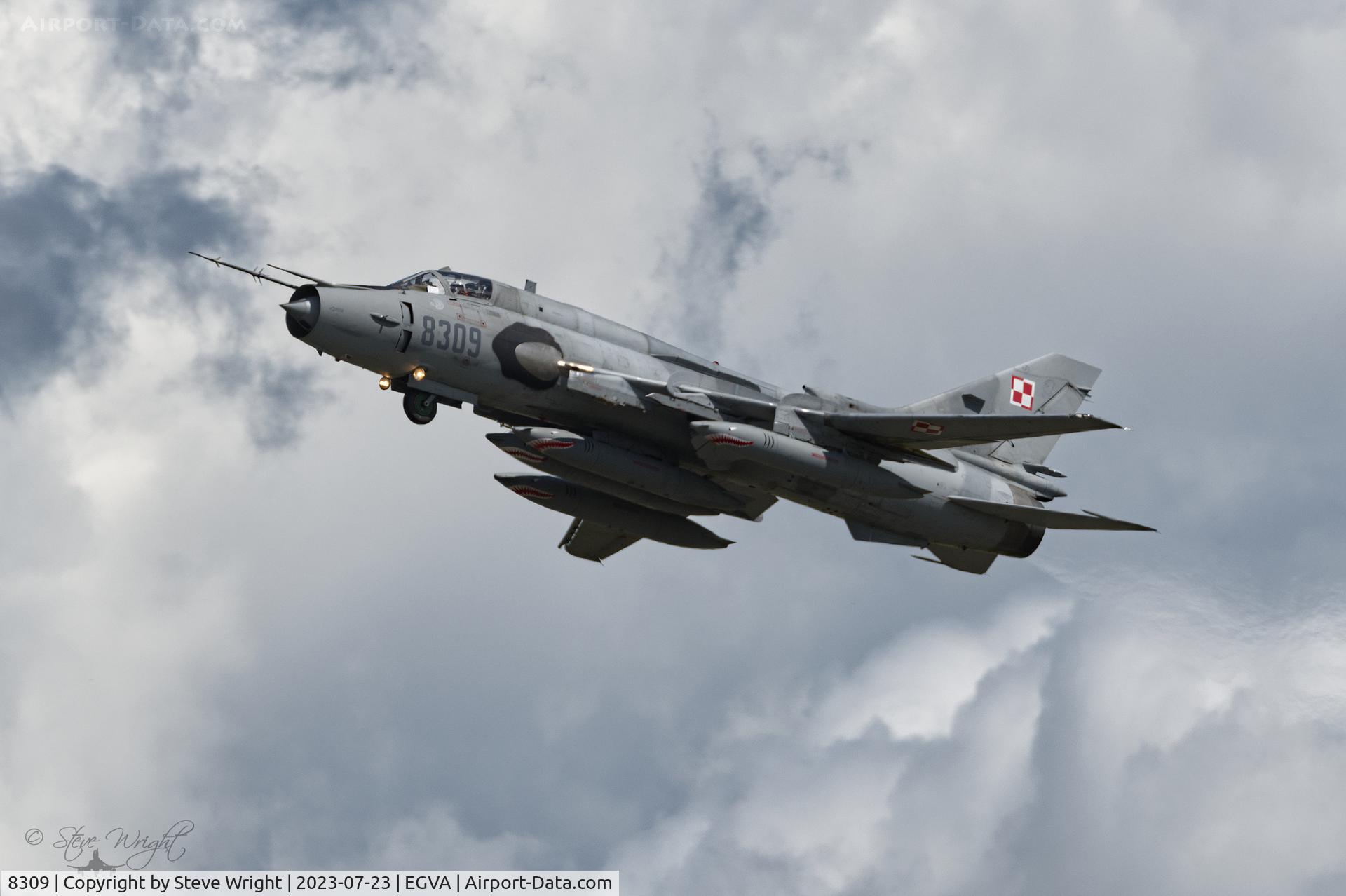 8309, Sukhoi Su-22M-4 C/N 28309, RIAT 23 RAF Fairford UK