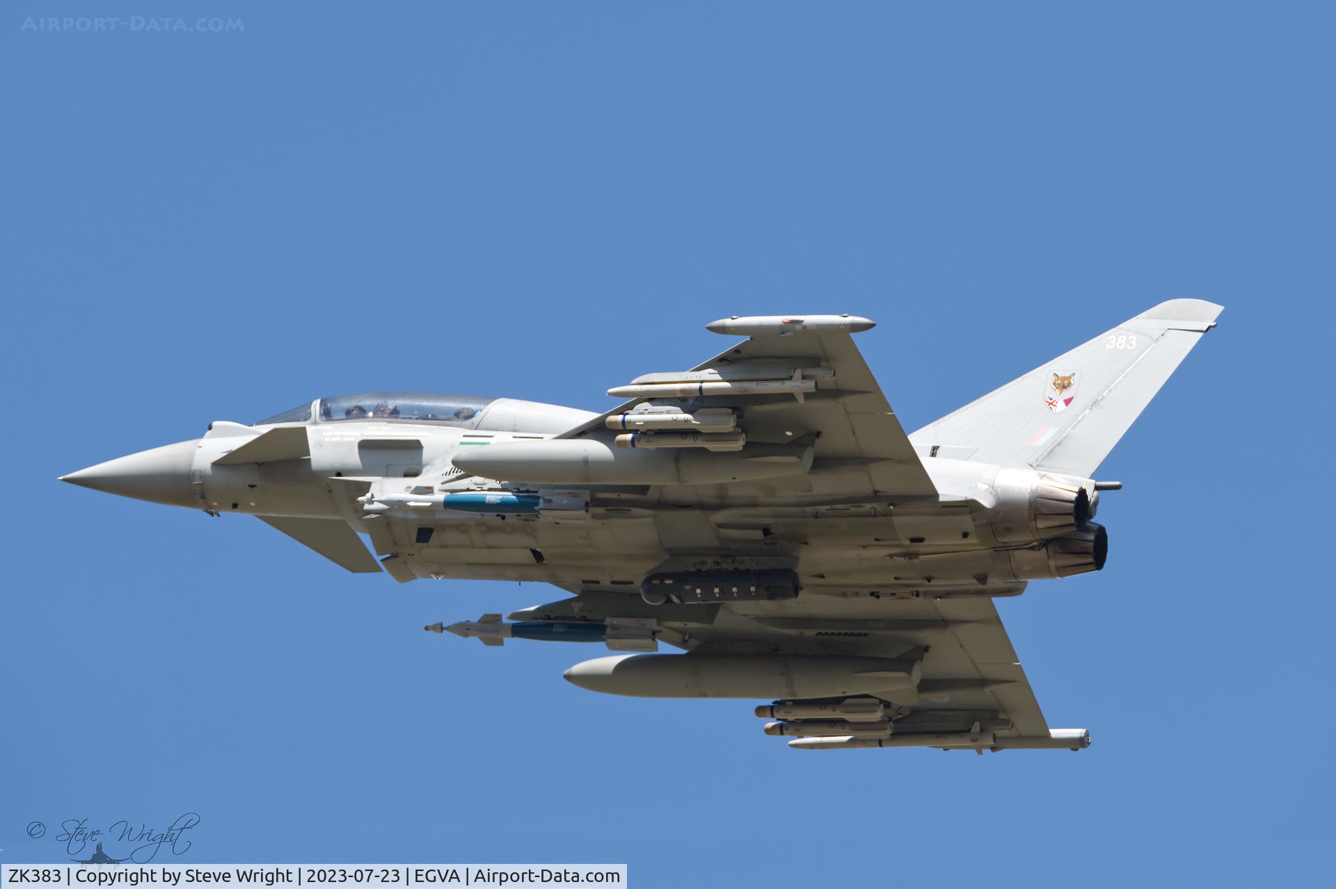ZK383, 2013 Eurofighter EF-2000 Typhoon T.3 C/N BT028/393, RIAT 23 RAF Fairford UK