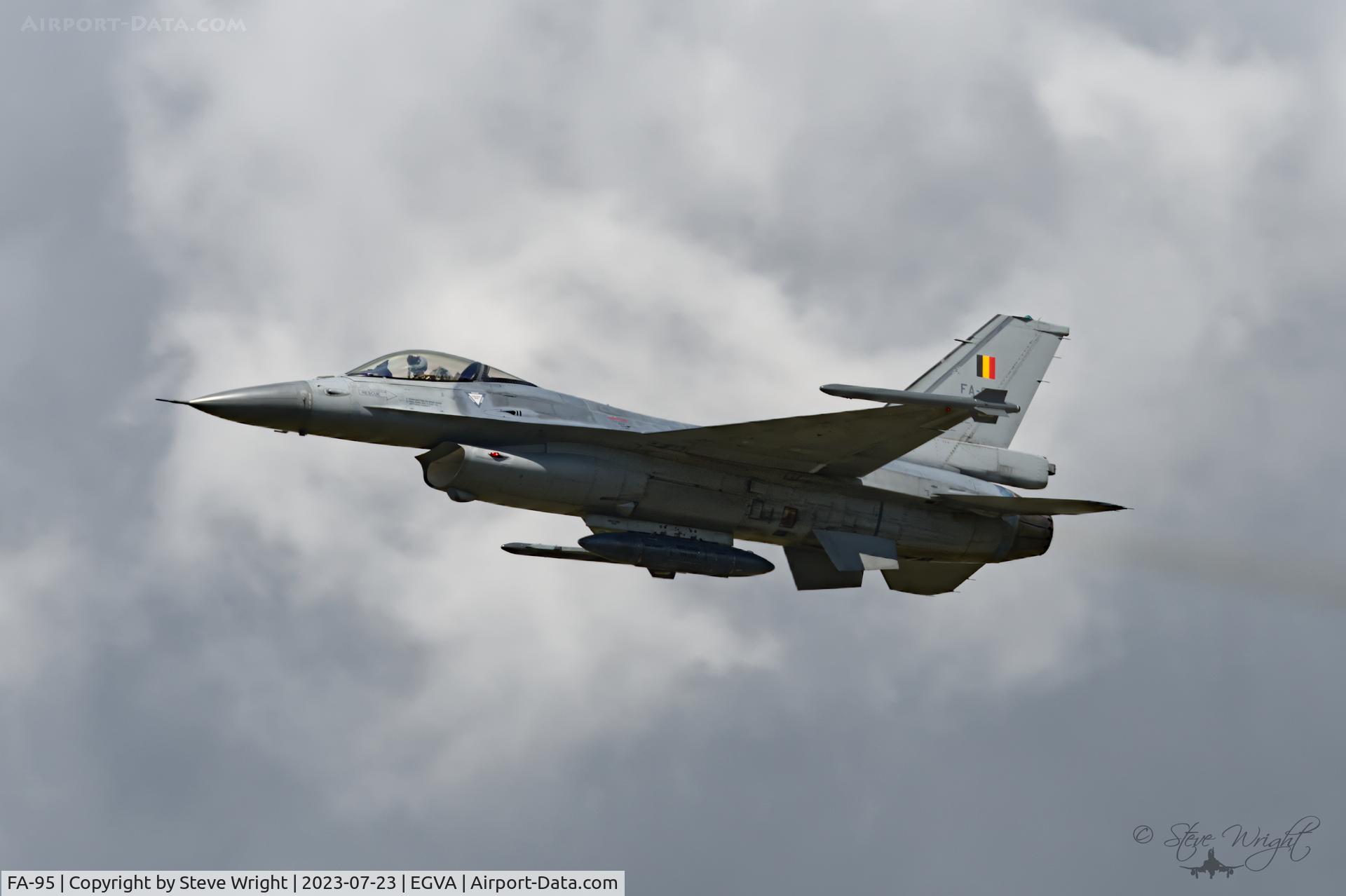 FA-95, SABCA F-16AM Fighting Falcon C/N 6H-95, RIAT 23 RAF Fairford UK