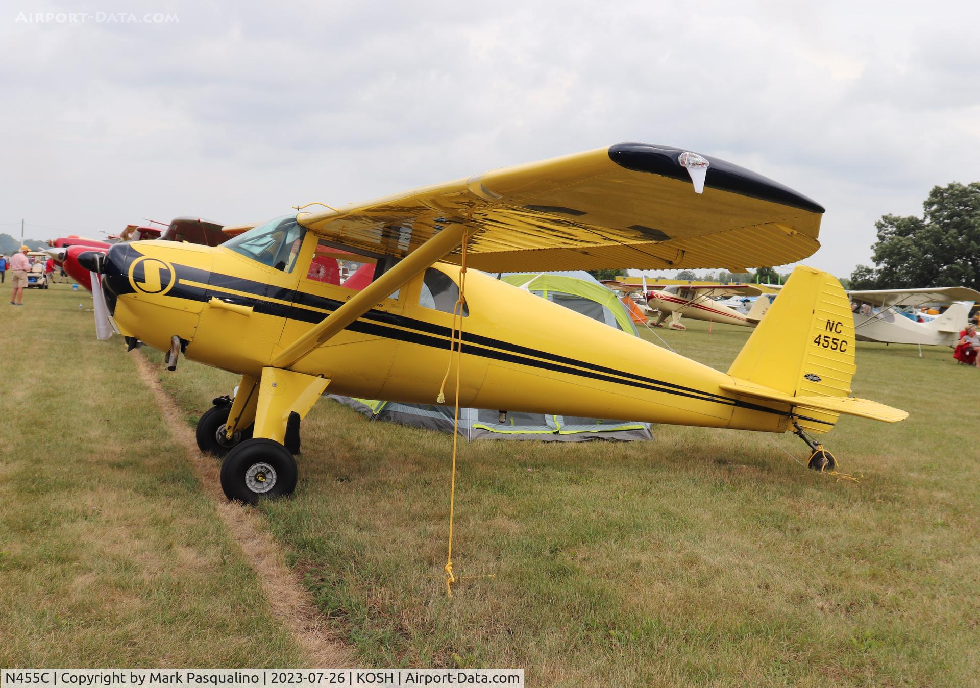 N455C, 1946 Silvaire LUSCOMBE 8E C/N 4254, Luscombe 8E