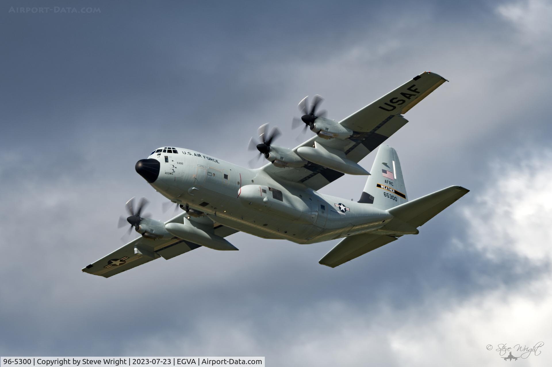 96-5300, 1996 Lockheed Martin WC-130J Hercules C/N 382-5451, RIAT 23 RAF Fairford UK